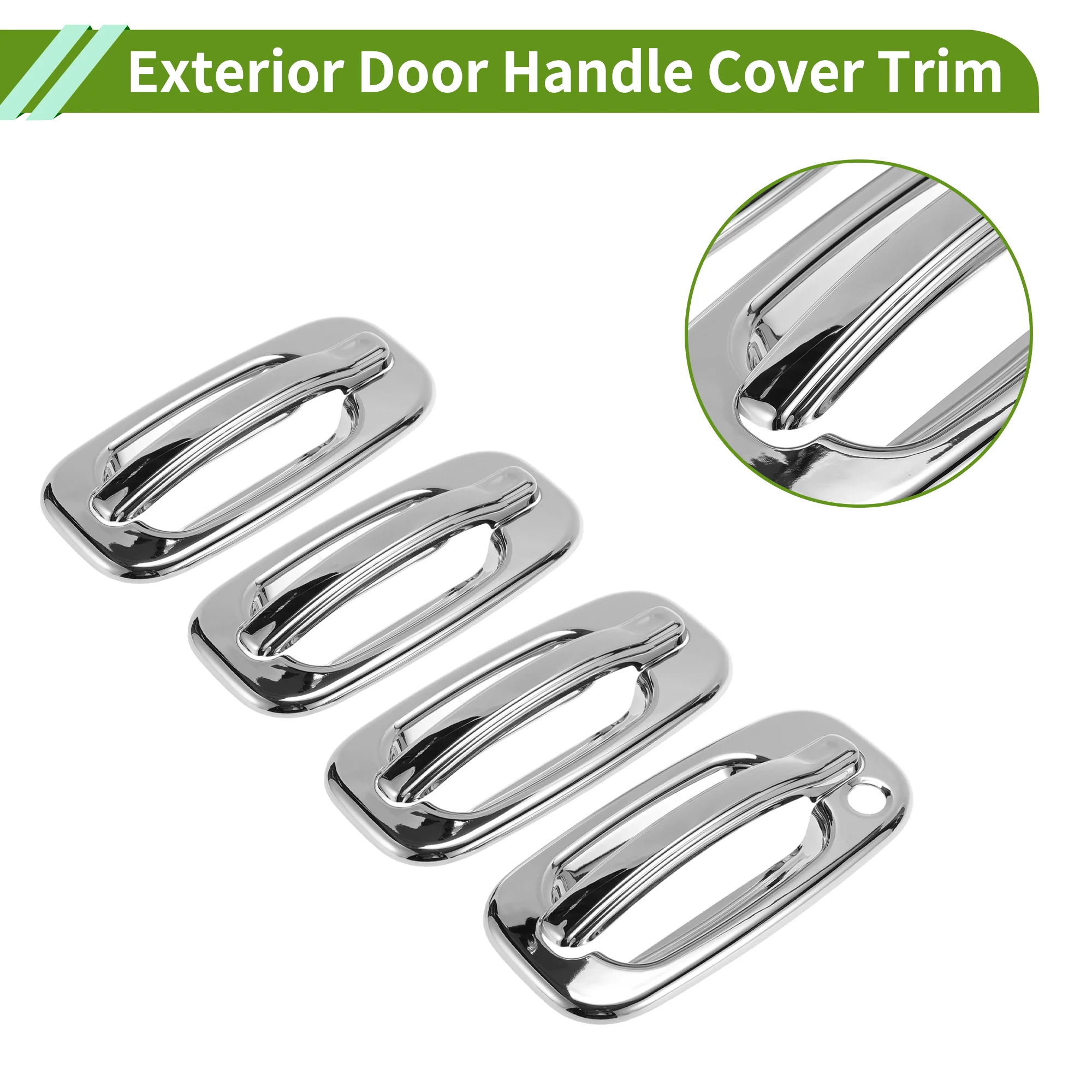 Exterior Door Handle Cover Trim for Chevrolet Silverado - Image 4