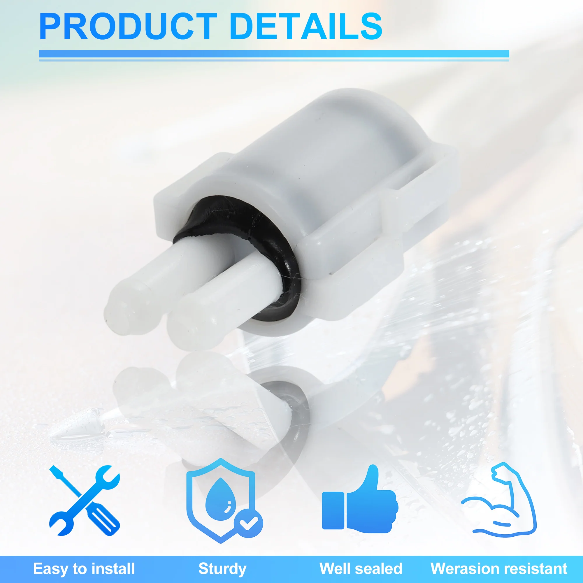 Windshield Washer Nozzle for Mercedes-Benz 123 76-87 Replace No.A0008600862 2pcs - Image 6