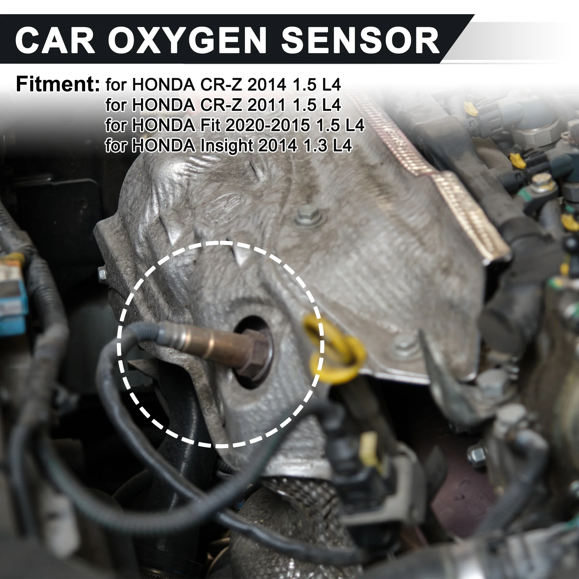 Upstream & Downstream Oxygen Sensor for HONDA CR-Z 2014 1.5 L4 No.234-9131 2 Pcs - Image 3