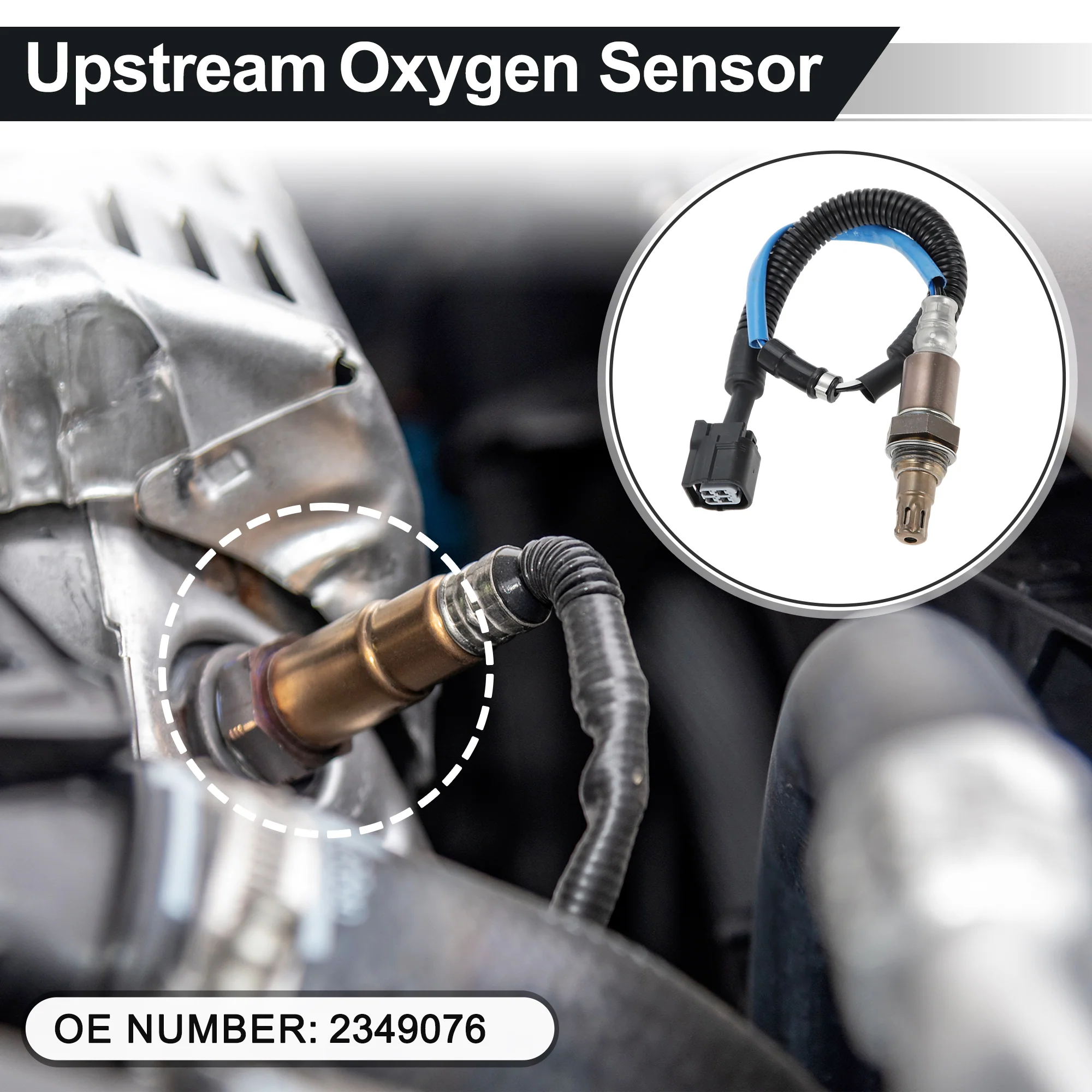Upstream Oxygen Sensor for Honda Civic 2008 No.234-9076 1 Pcs - Image 2