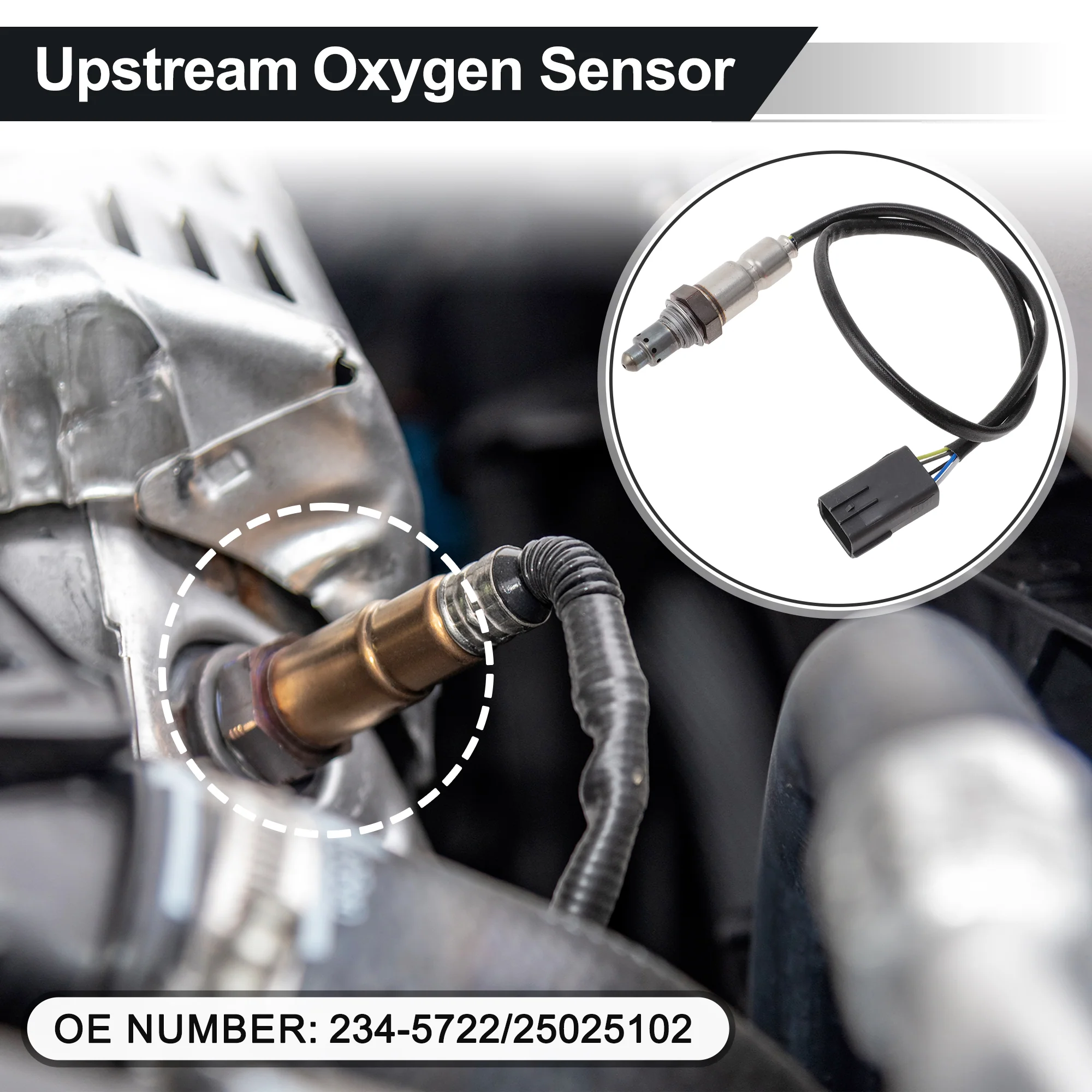 Upstream Oxygen Sensor for Toyota Yaris 1.5L 2017-2018 234-5722 1 pcs - Image 2