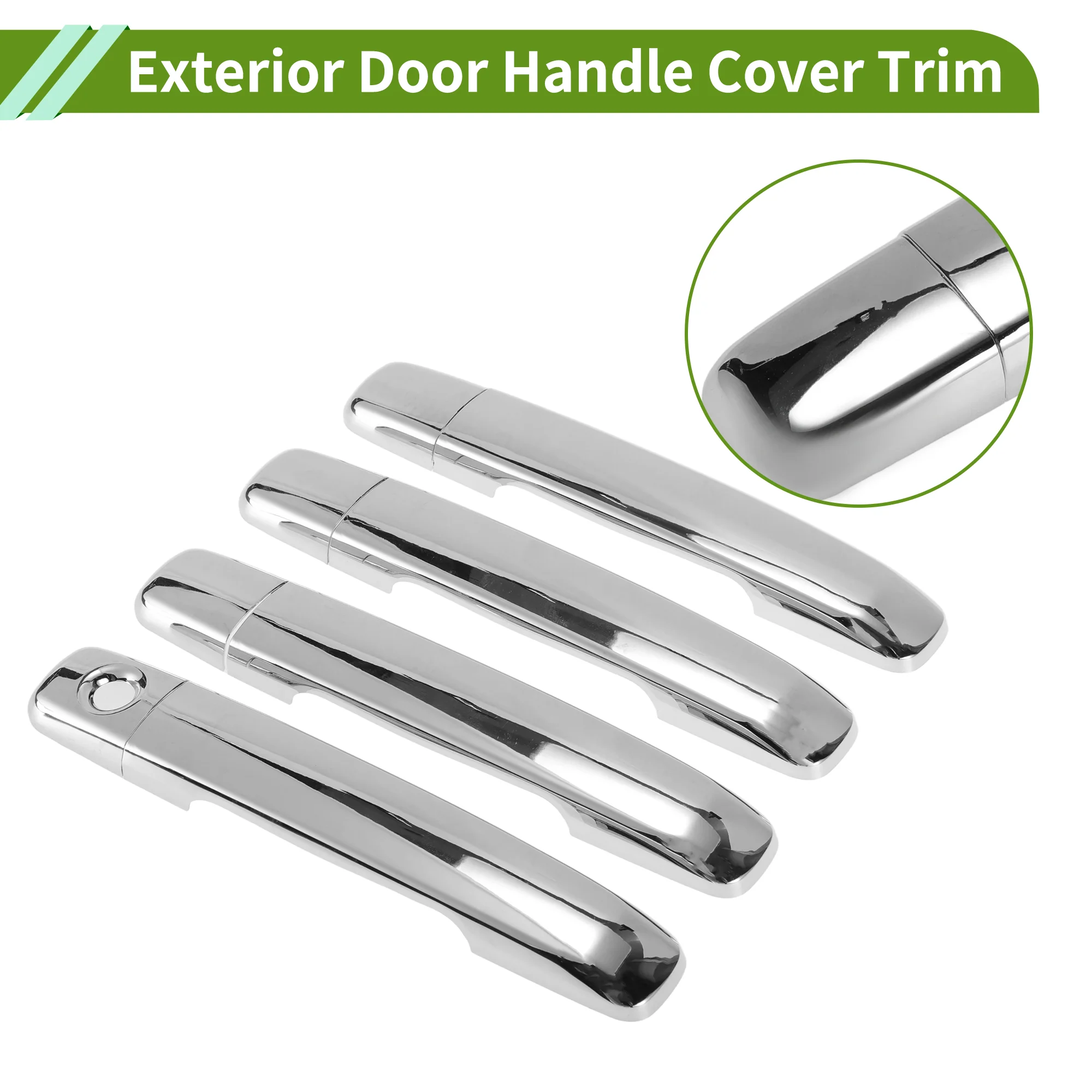 Exterior Door Handle Cover for Infiniti G25 Regular Electroplating Color 8 Pcs - Image 4
