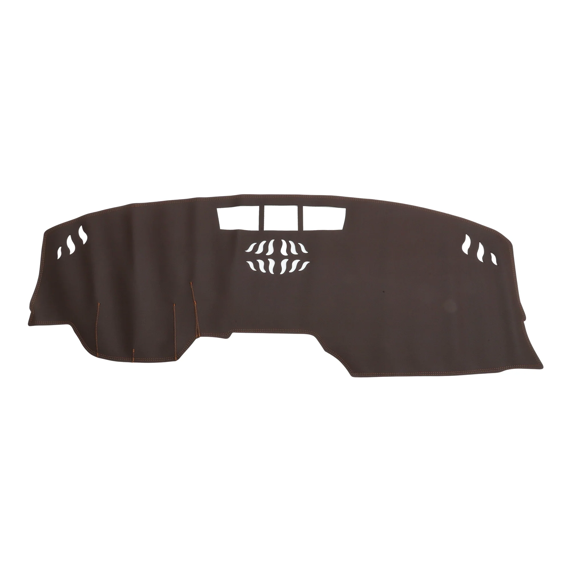 Dash Cover for Mazda 6 Atenza 2020-2021 Dashboard Cover Faux Leather Brown 1Pc