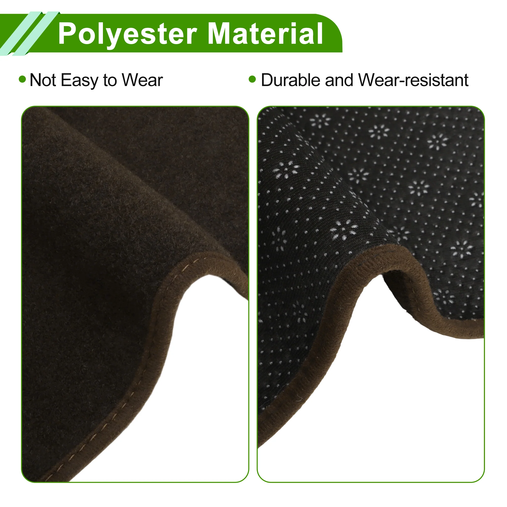 Dash Cover for Chevrolet Silverado 2007-2013 Dashboard Cover Polyester Brown 1Pc - Image 5