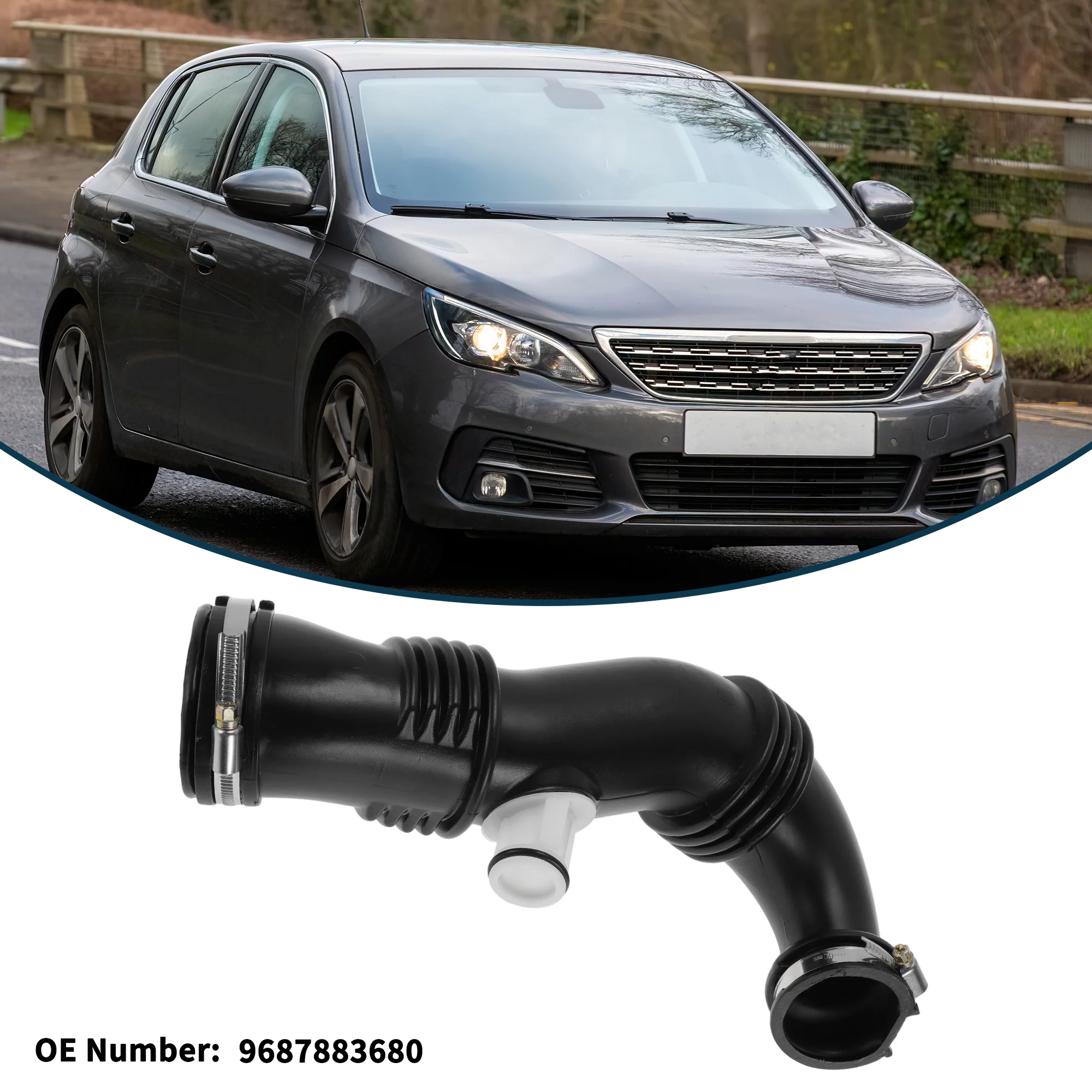 Radiator Hose for Citroen Berlingo 2005-2011 No.9687883680 Boost Intake Hose - Image 3