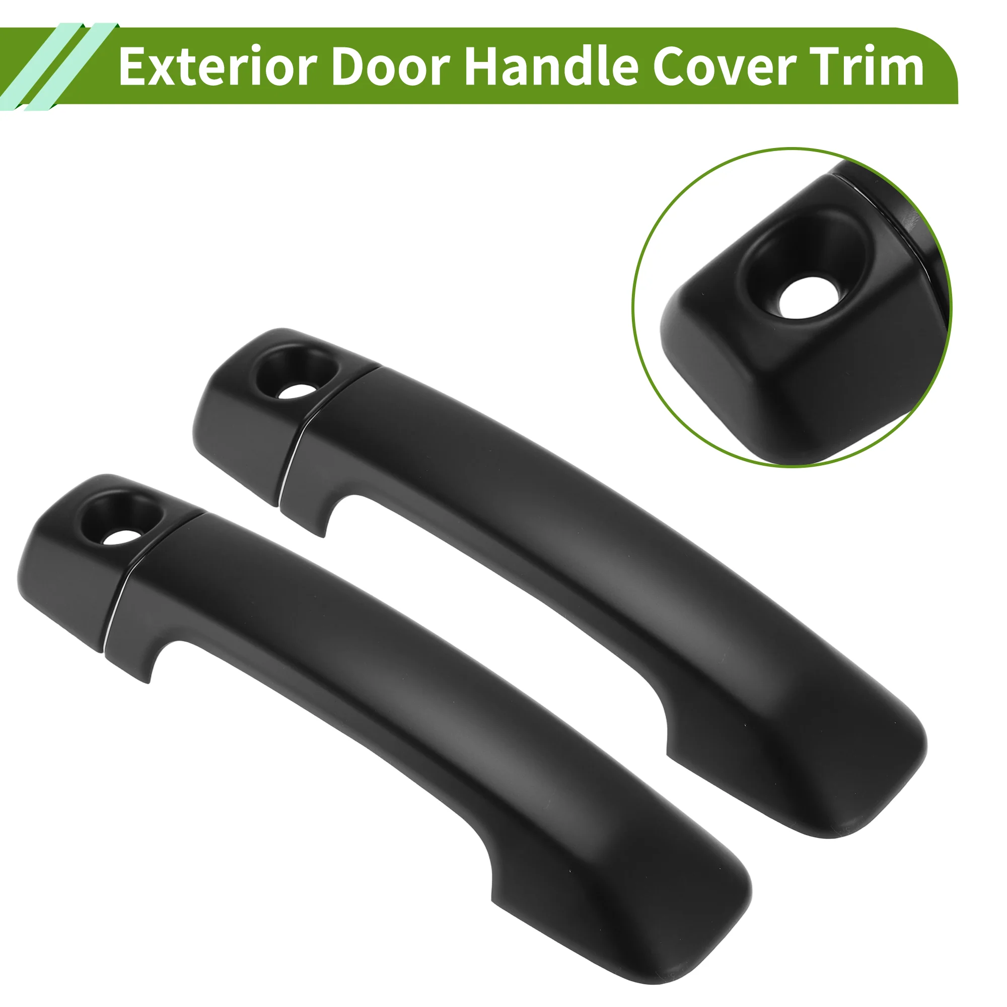 Exterior Door Handle Cover for Toyota FJ Cruiser 2007-2022 Matte Black 1 set - Image 4