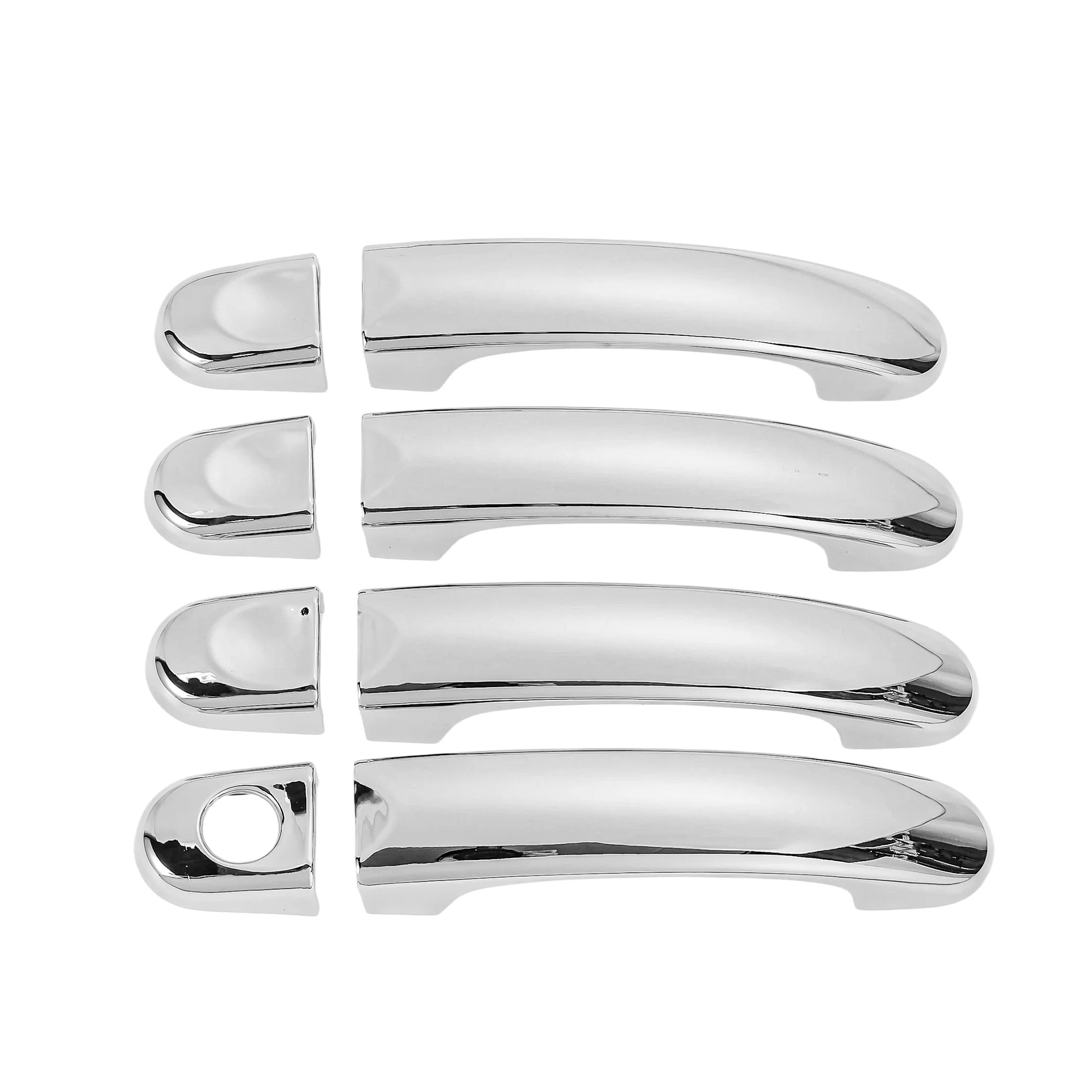 Exterior Door Handle Cover Trim for Volkswagen Transporter Electroplating 8 Pcs