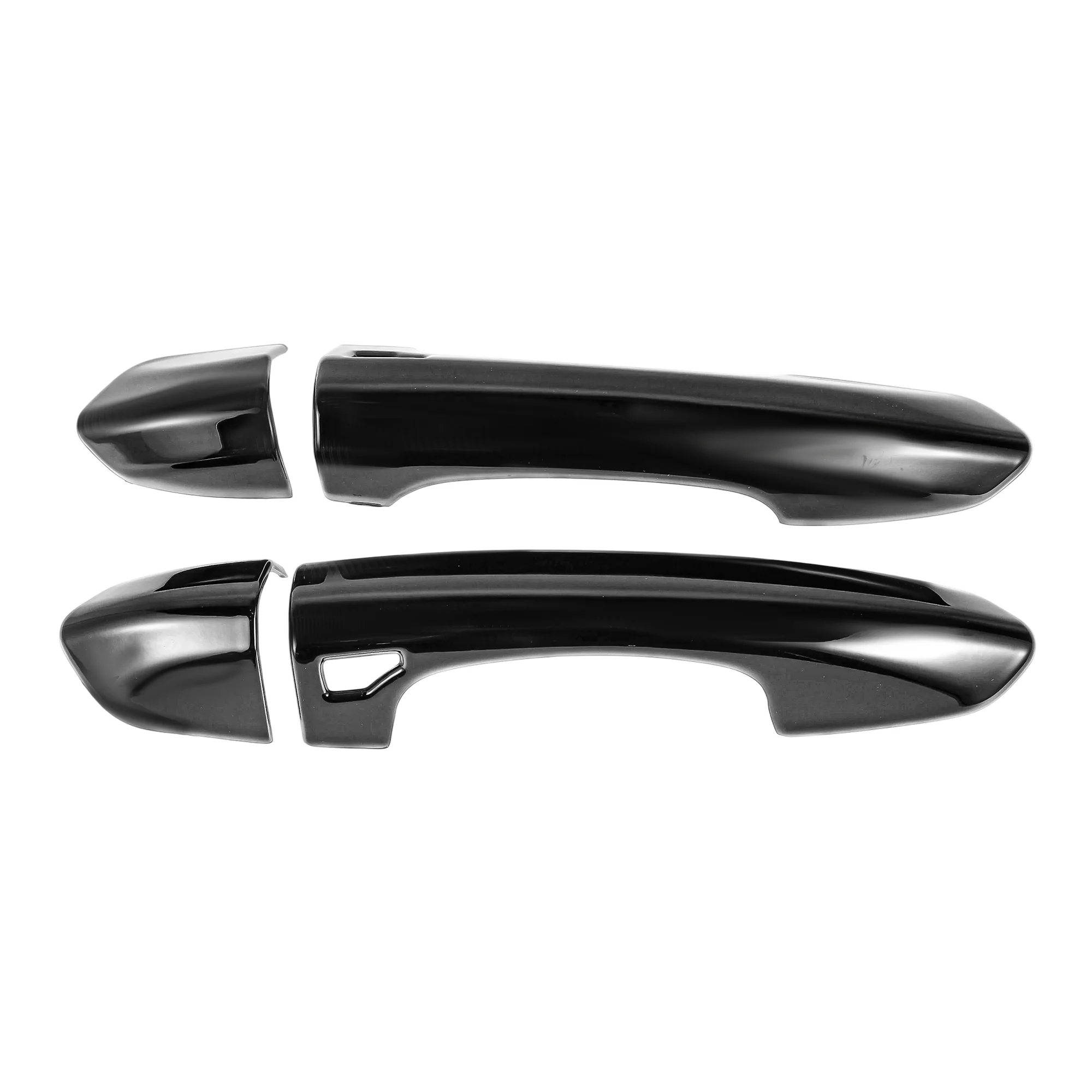 Exterior Door Handle Cover Trim for Ford for Mustang 15-23 Bright Black 1 Pair
