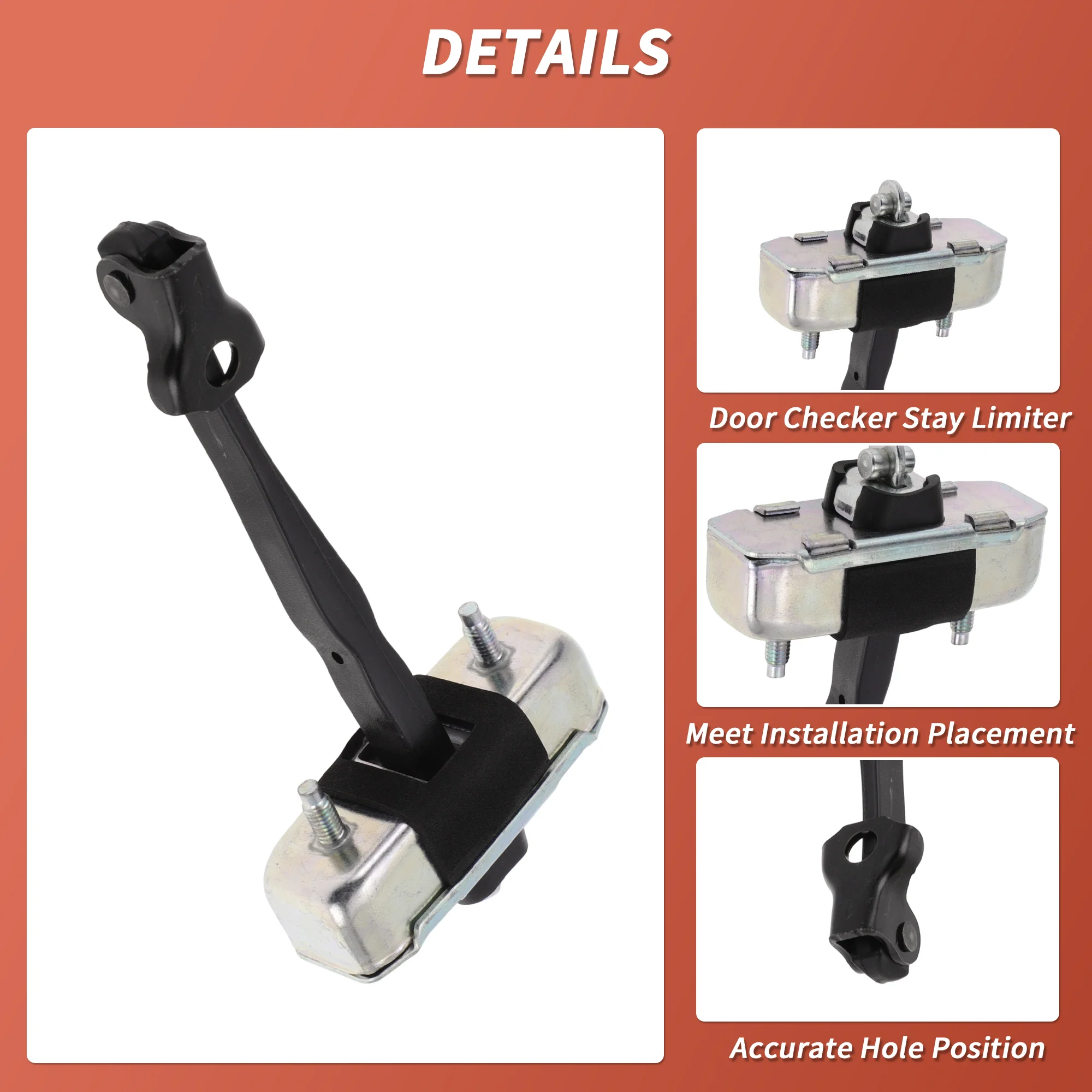 No.686400E060 Left Rear Door Door Check Strap for Toyota Highlander 2014-2019 - Image 4