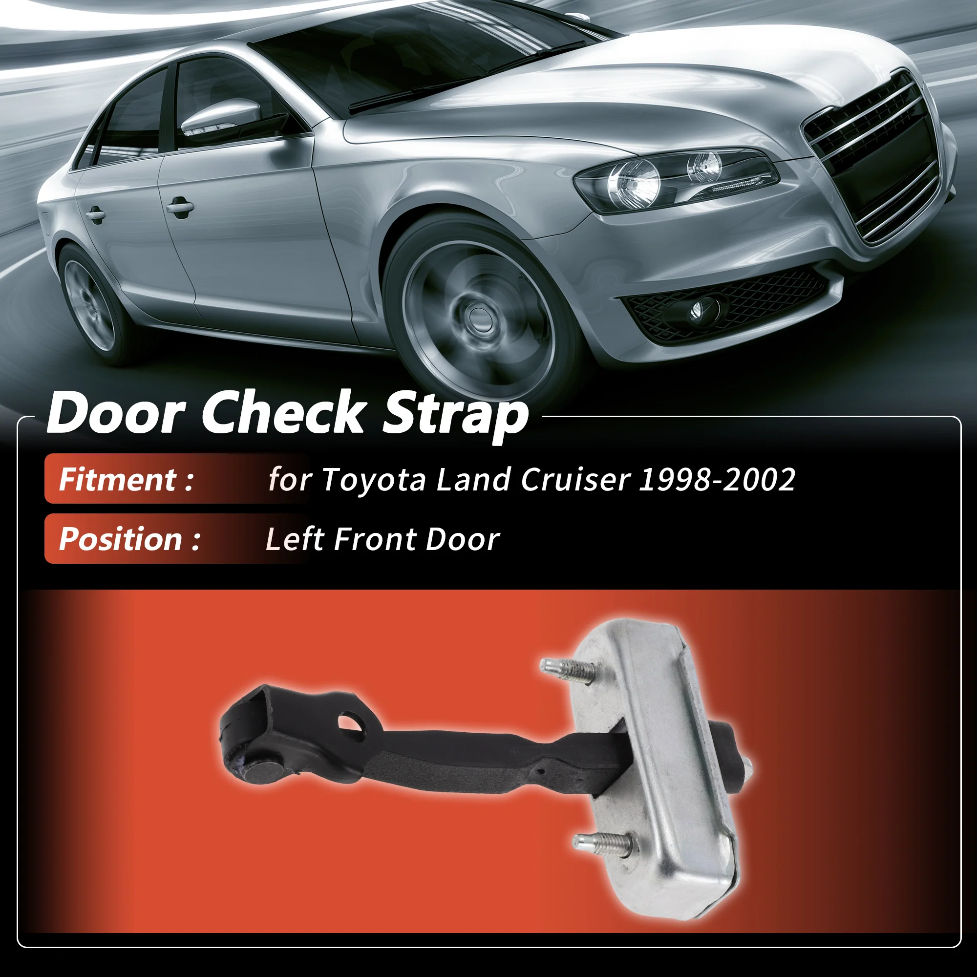 No.6862060060 Left Front Door Door Check Strap for Toyota Land Cruiser 1998-2002 - Image 3