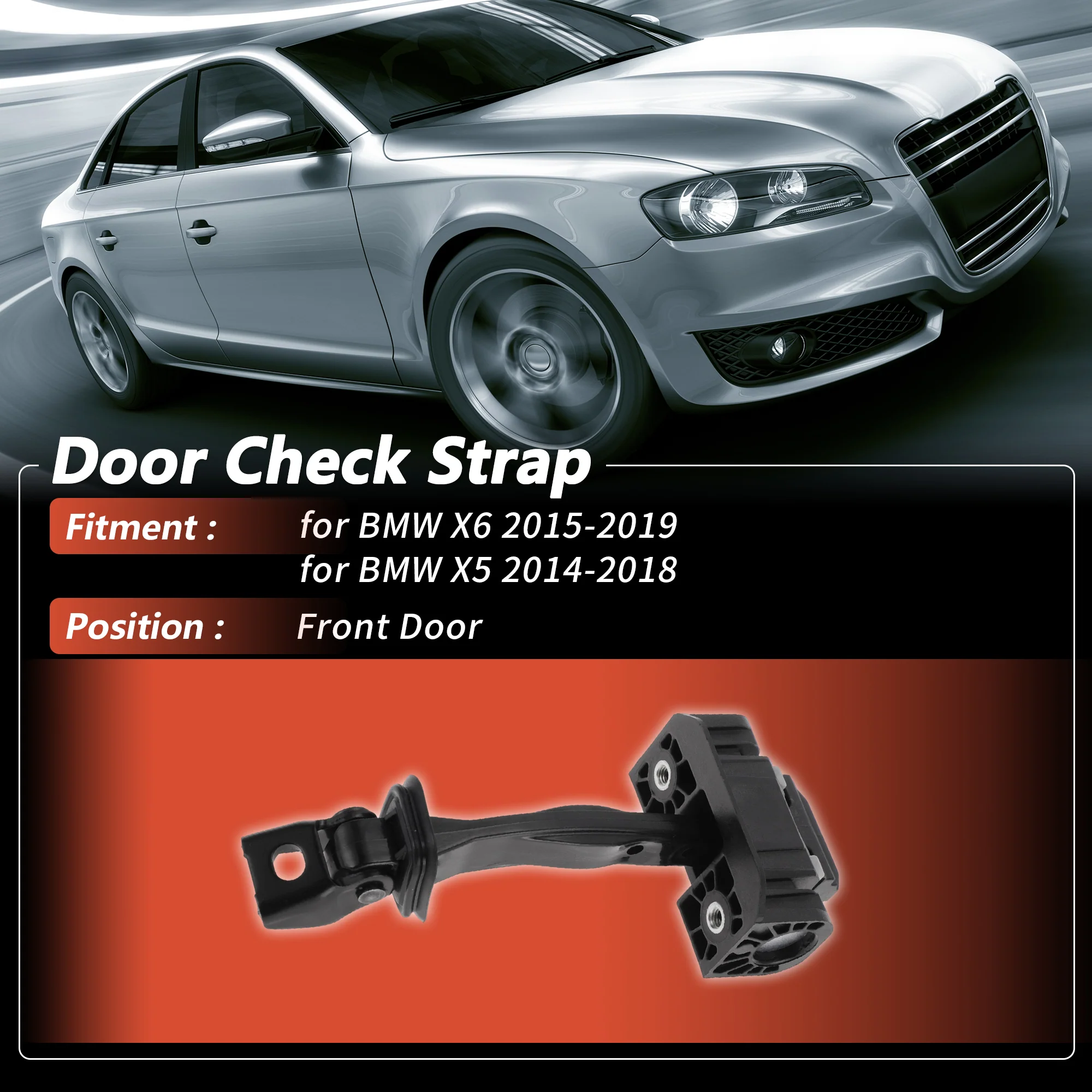 No.51217290595 Front Door Door Check Strap for BMW X6 2015-2019 1 pcs - Image 3