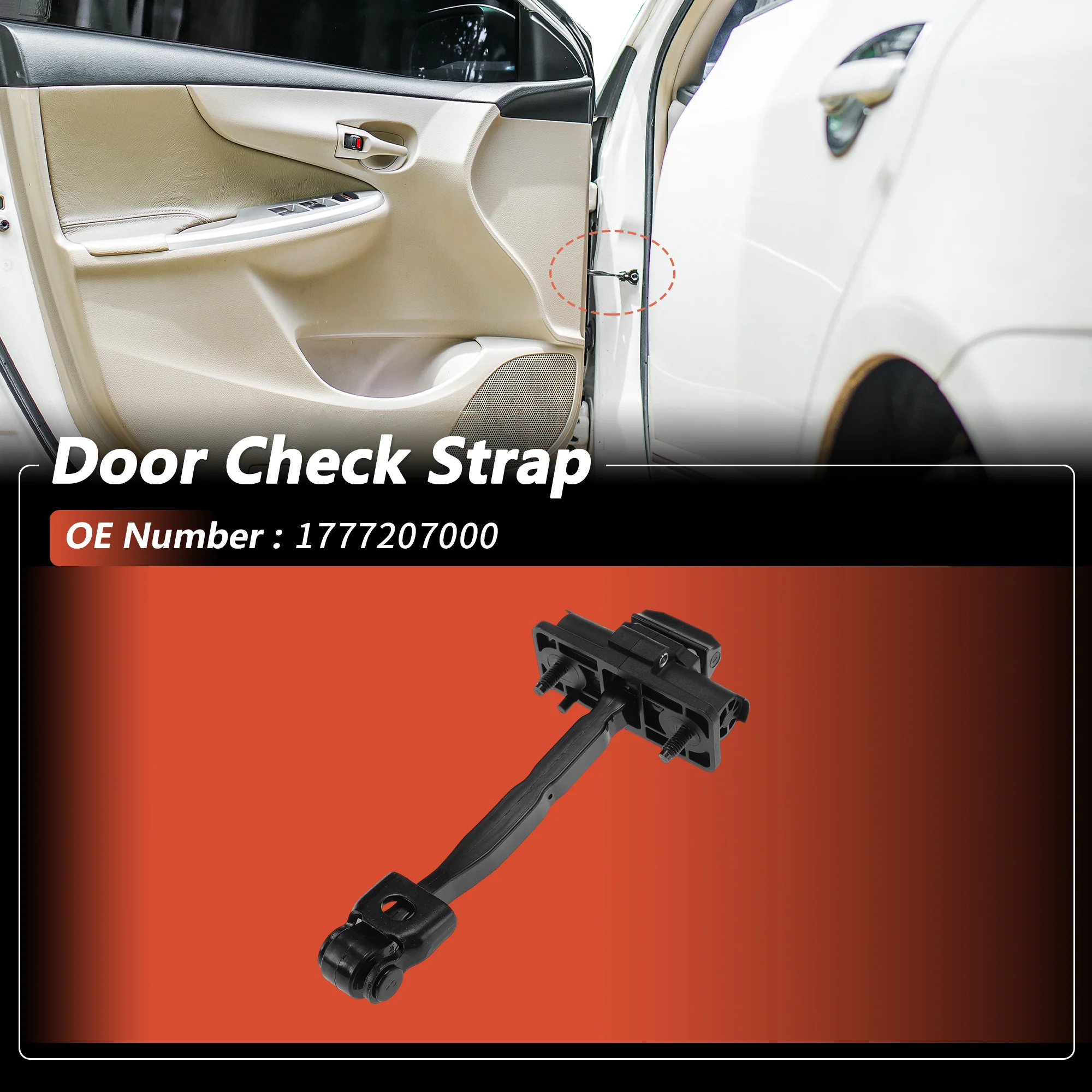 No.1777207000 Front Door Door Check Strap for Mercedes-Benz A-Class 2018-2025 - Image 2