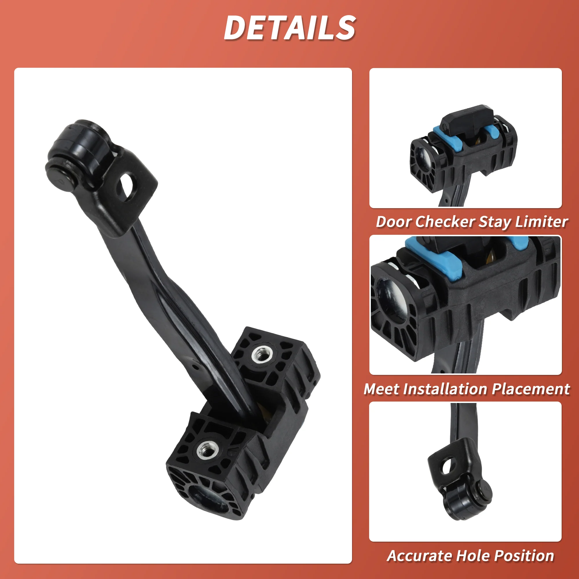 No.4K0837249 Front Door Door Check Strap for Audi A6 2020-2024 1 pcs - Image 4