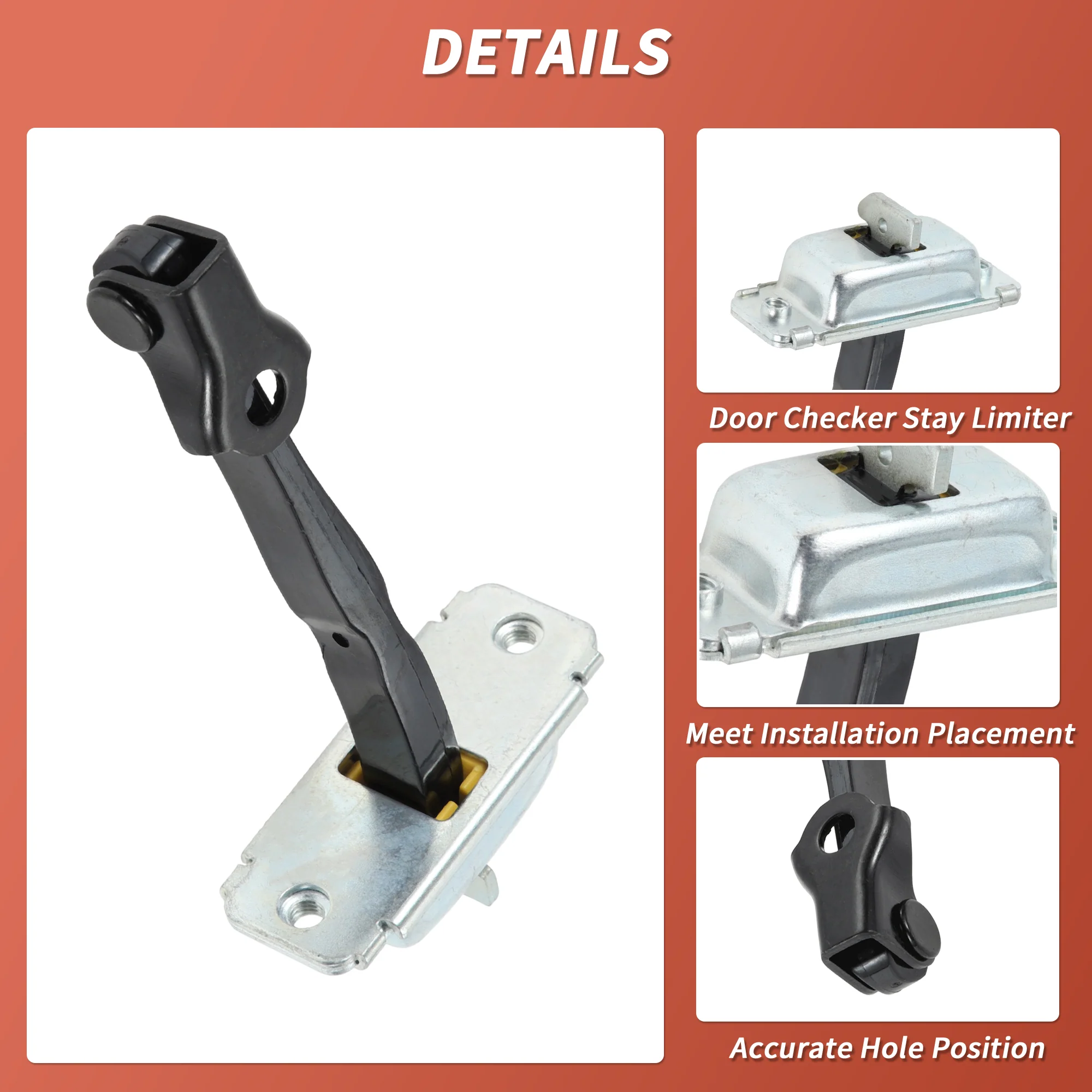 No.794800U000 Rear Left Door Check Strap for Hyundai Accent 2011-2018 1 pcs - Image 4