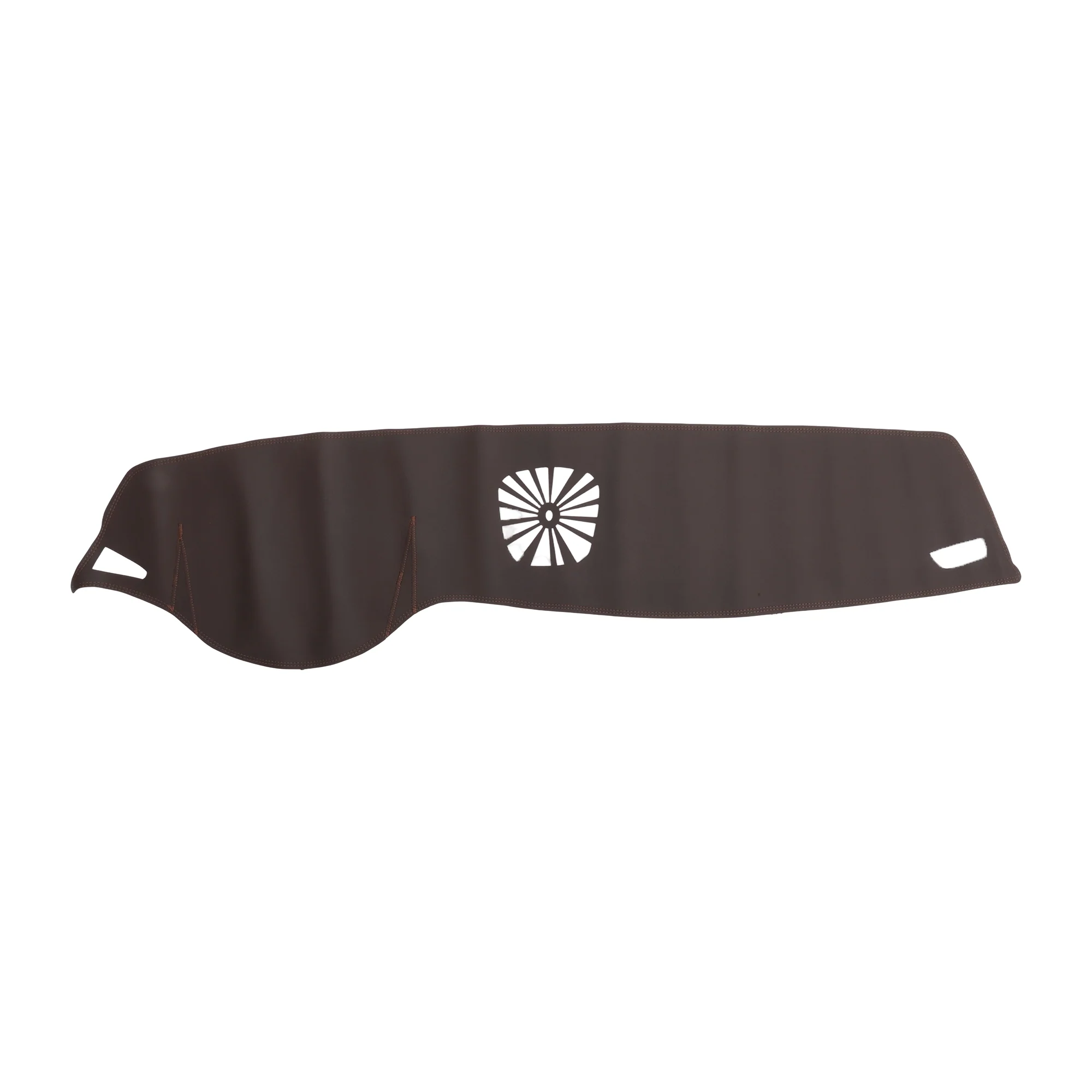 Dash Cover for BMW 7 series 09-14 without Hud Dashboard Cover Leather Brown 1 pc