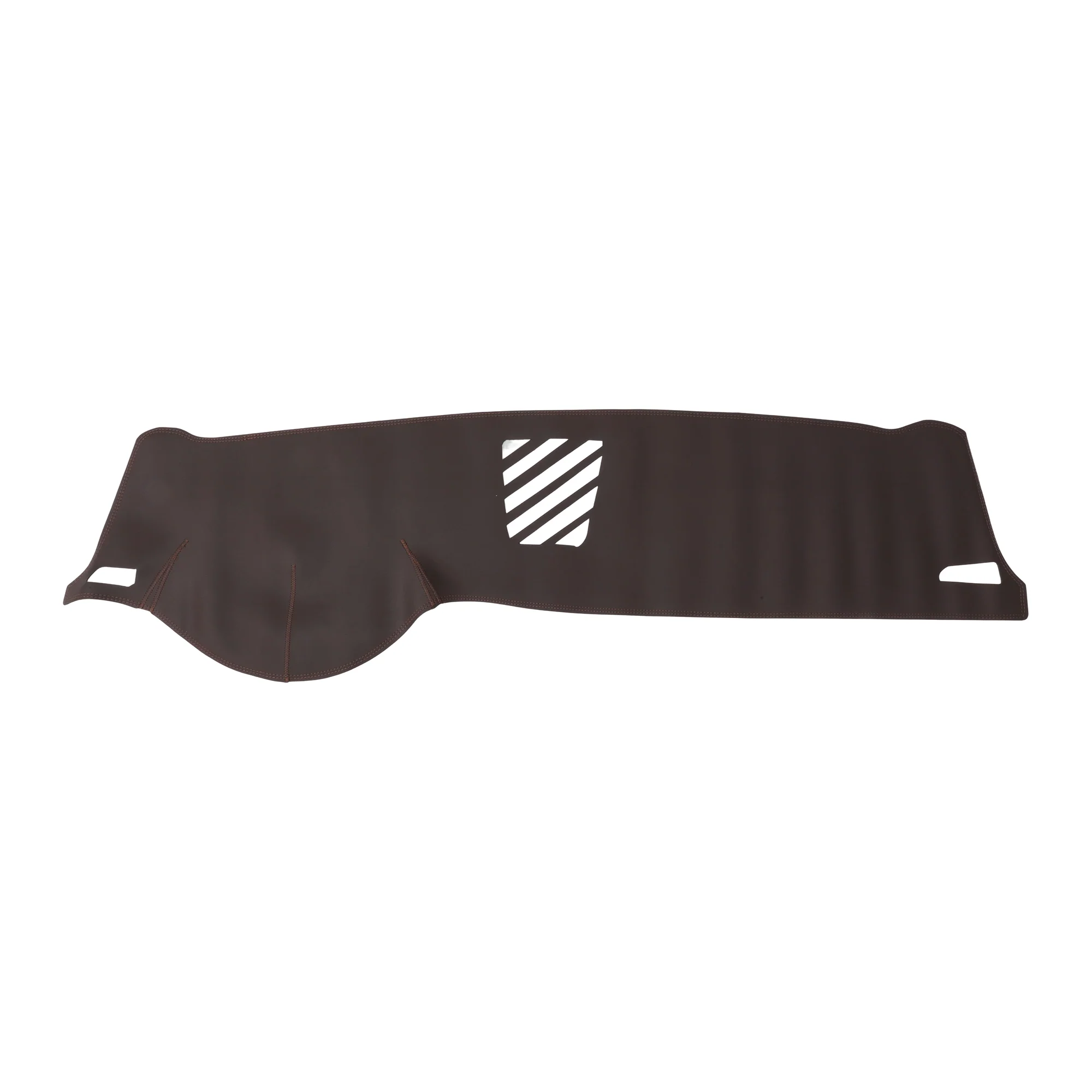 Dash Cover for BMW 5 Series 10-19 without Hud Dashboard Cover Leather Brown 1 pc