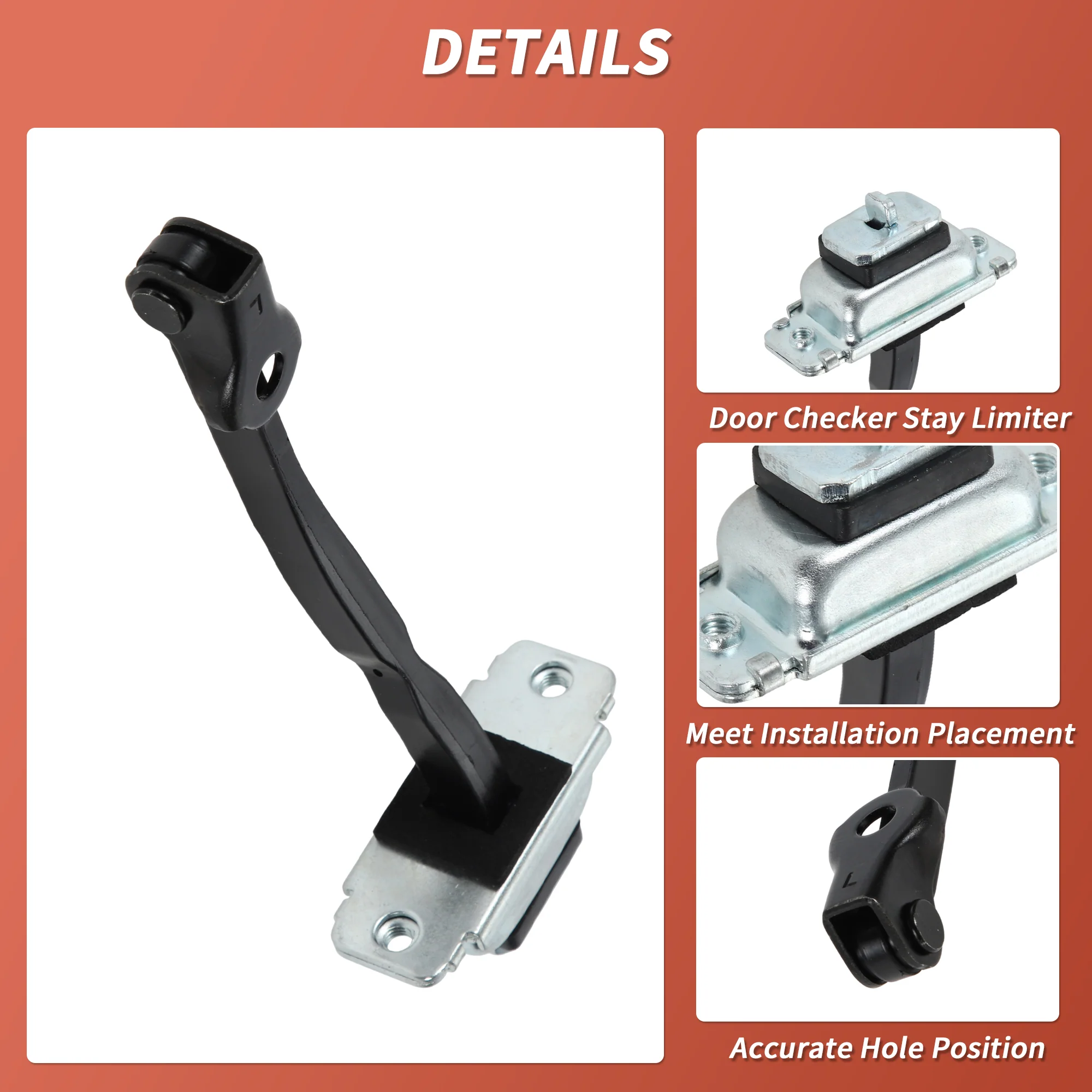 No.7938026001 Left Front Door Check Strap for Hyundai Santa Fe 2001-2006 1 pcs - Image 4