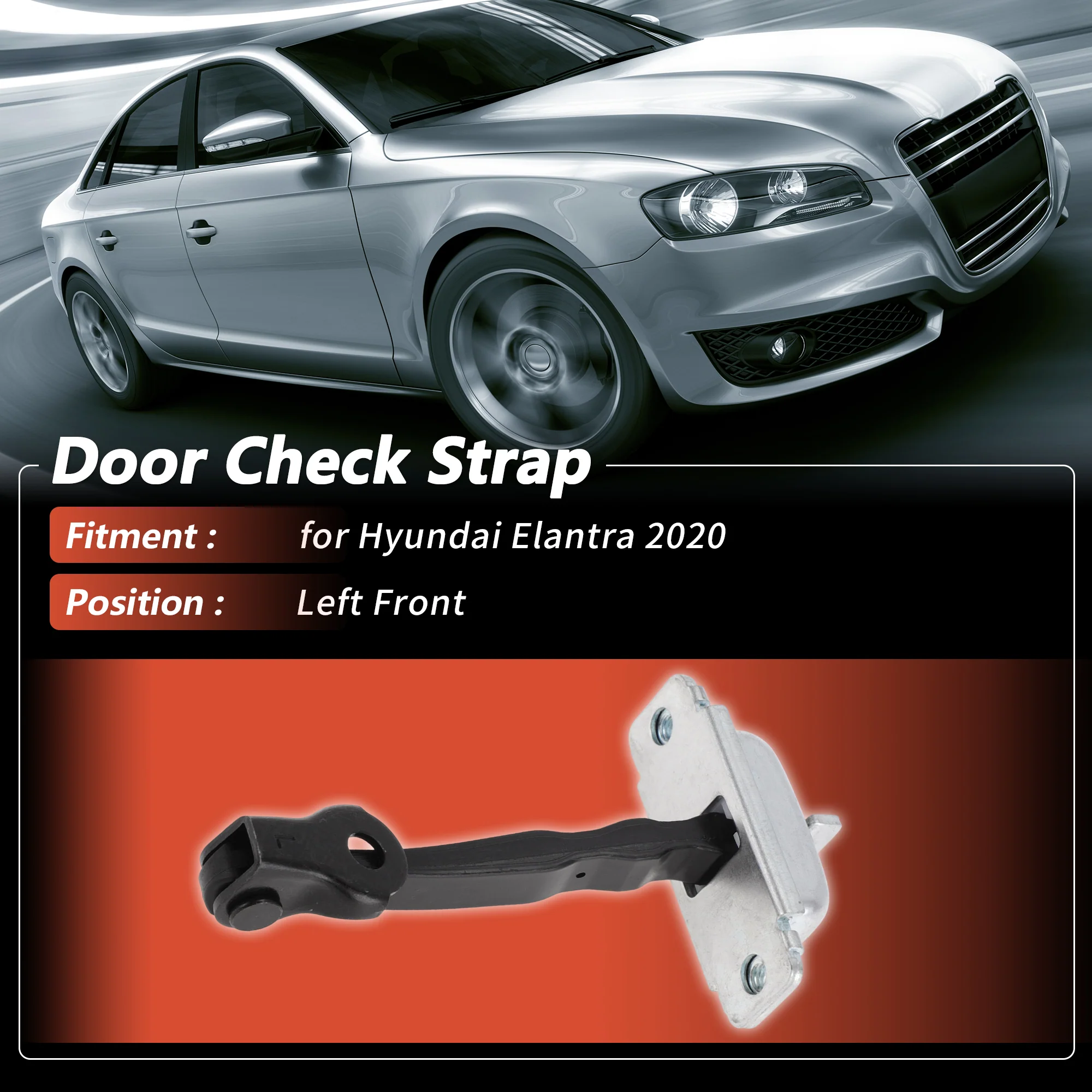 No.79380F0500 Left Front Door Check Strap for Hyundai Elantra 2020 1 pcs - Image 3