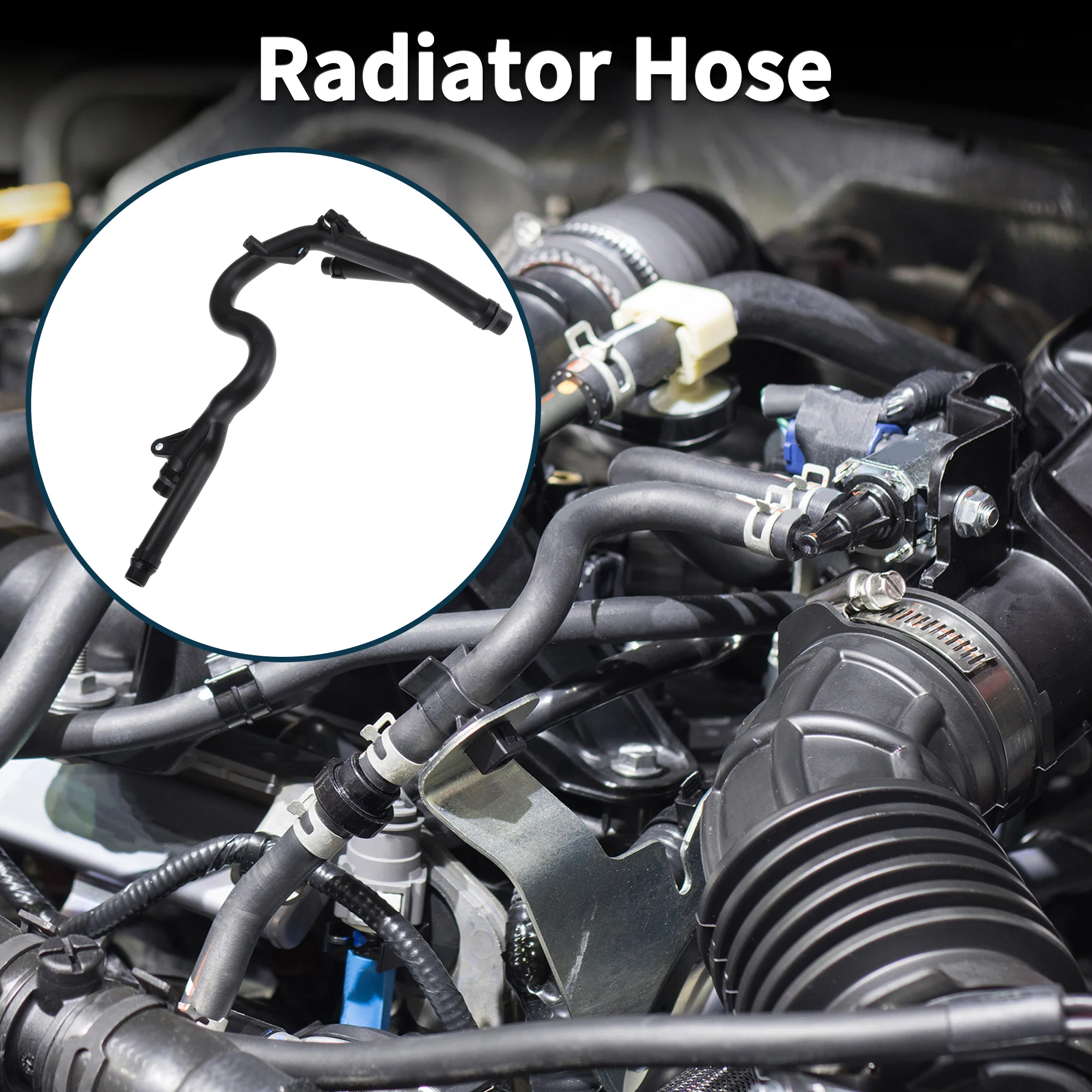 Radiator Hose for BMW 5 Series E60 2002-2007 No.11537806706 Coolant Pipe - Image 2
