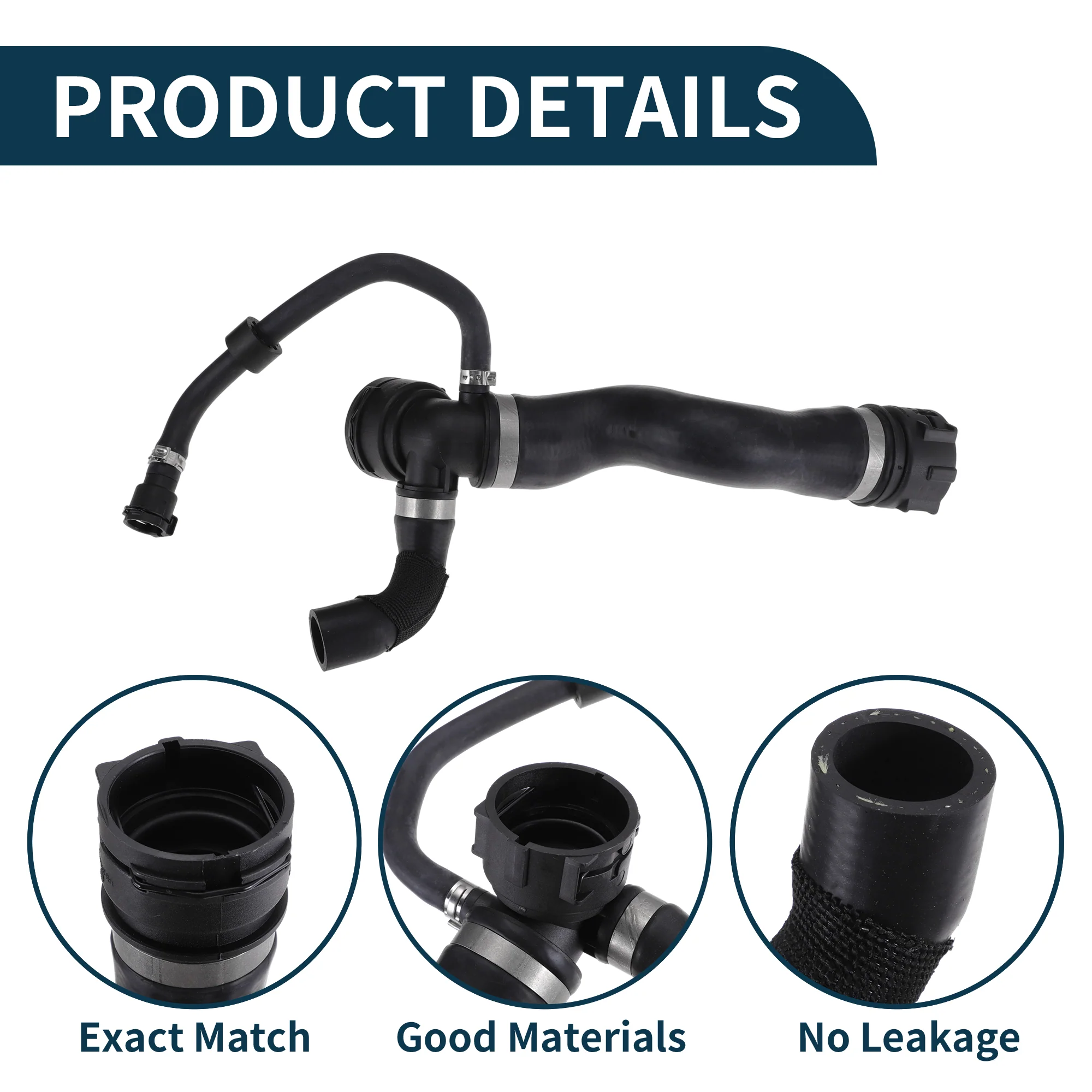 Radiator Hose for BMW 5 Gran Turismo (F07) 2009-2017 No.17127580957 Coolant Pipe - Image 4