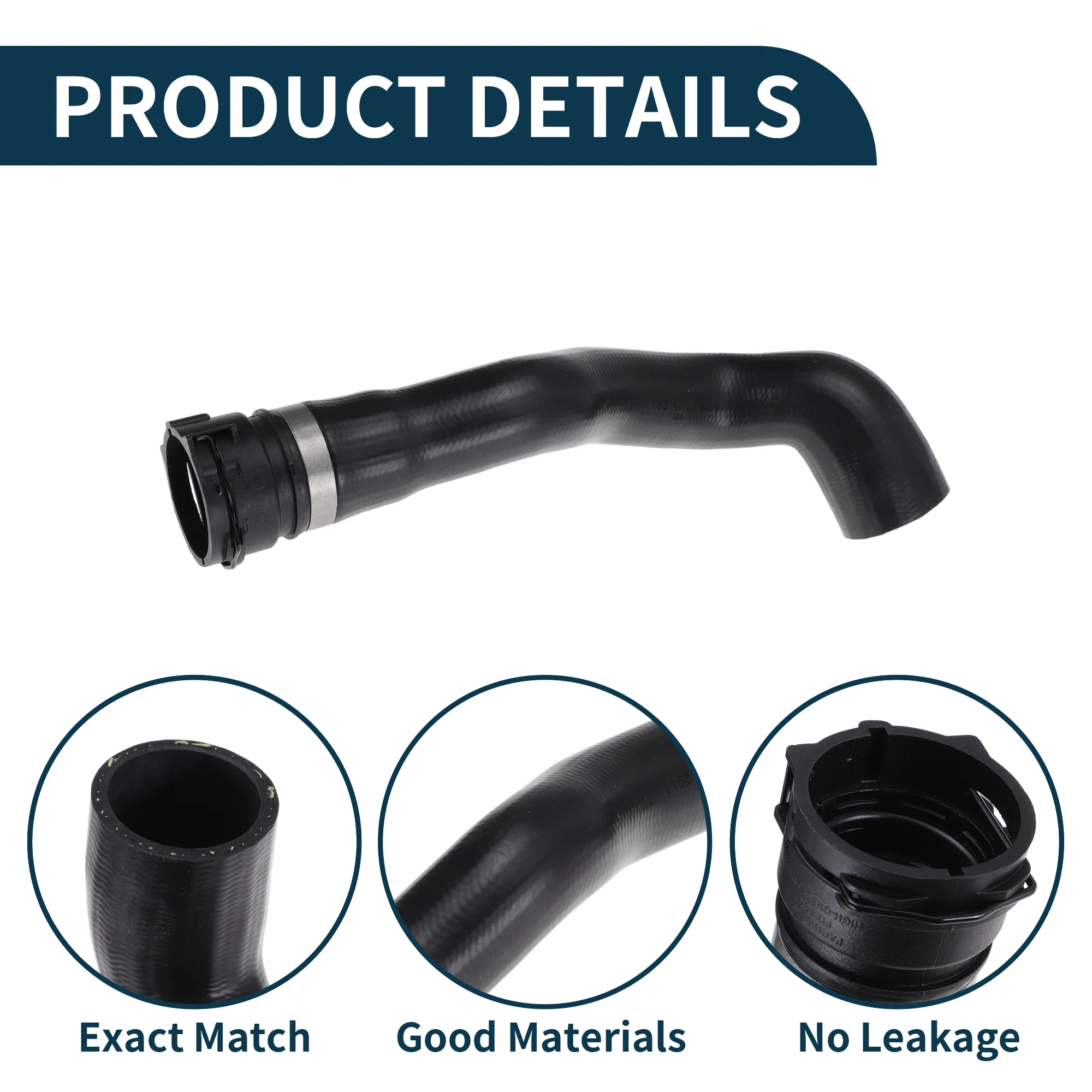 Radiator Hose for BMW Z3 (E36) 2.0 1999-2001 No.11531716641 Coolant Pipe - Image 4
