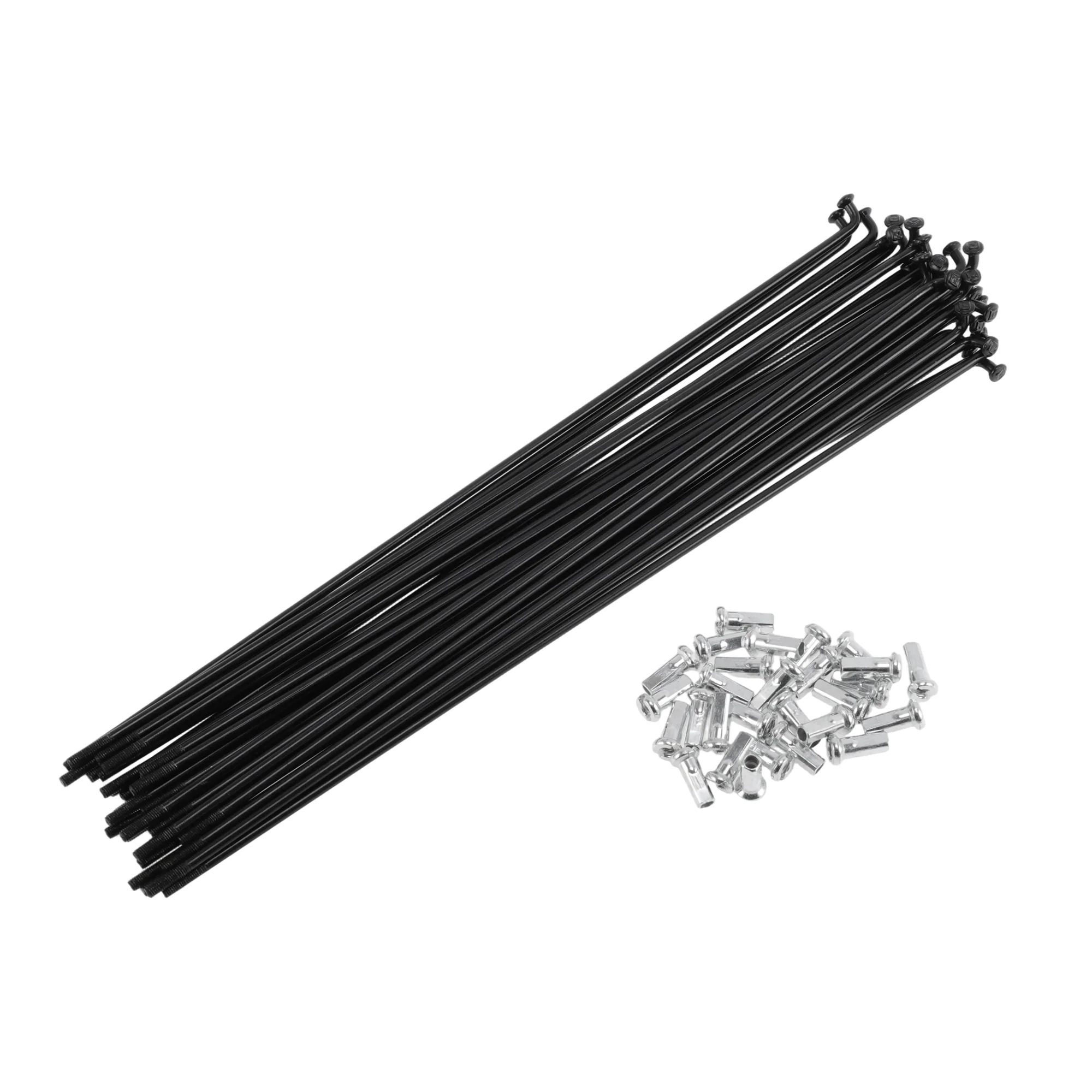 28 Set 12G Bicycle Spoke 228 mm Bike Wheel Spoke Carbon Steel Black