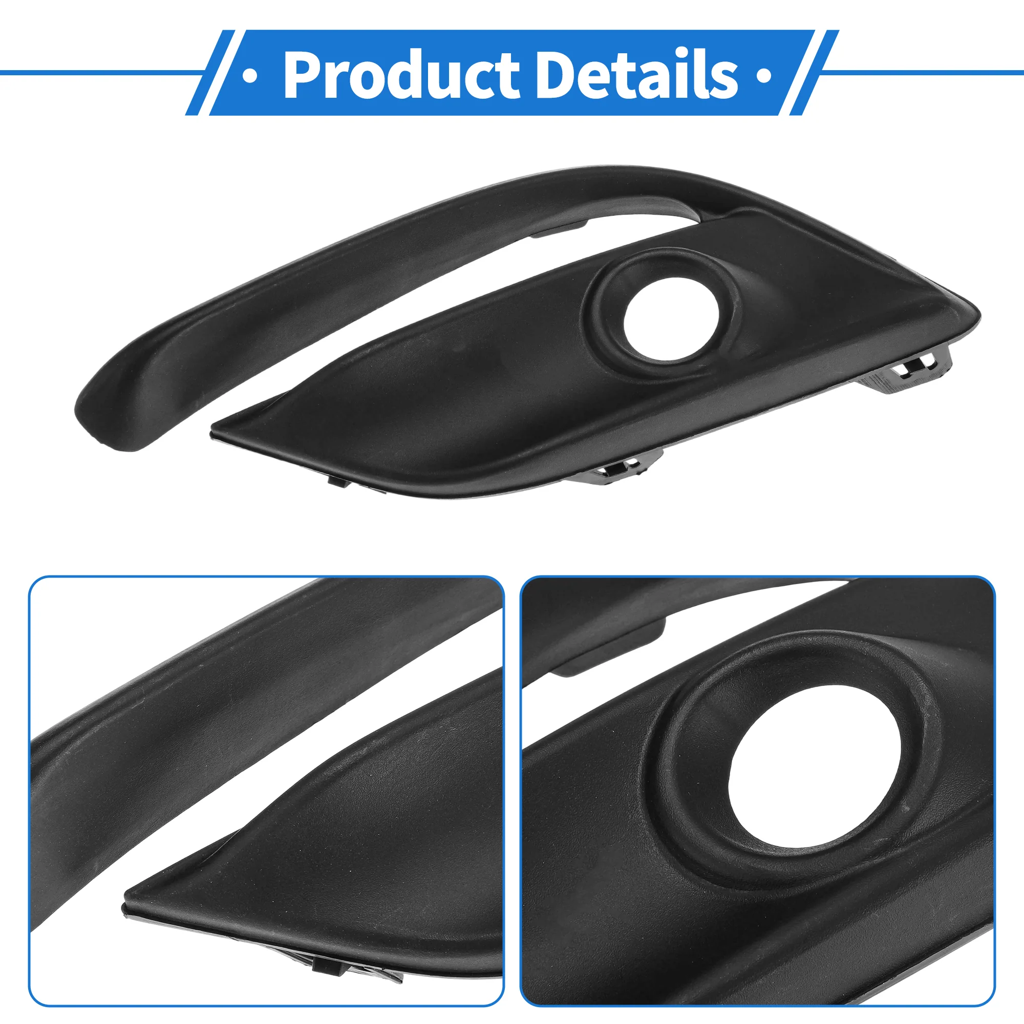 Front Left Fog Light Grill MA1038135/MA1038143 for Mazda 3 2017-2018 - Image 4