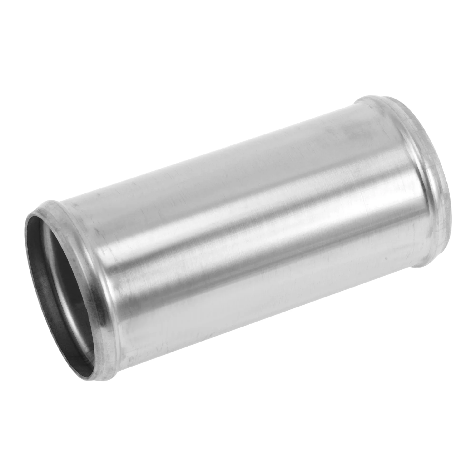 2.24″ Straight Exhaust Pipe Tube 5″ L With Double Bead Roll Surface Polishing