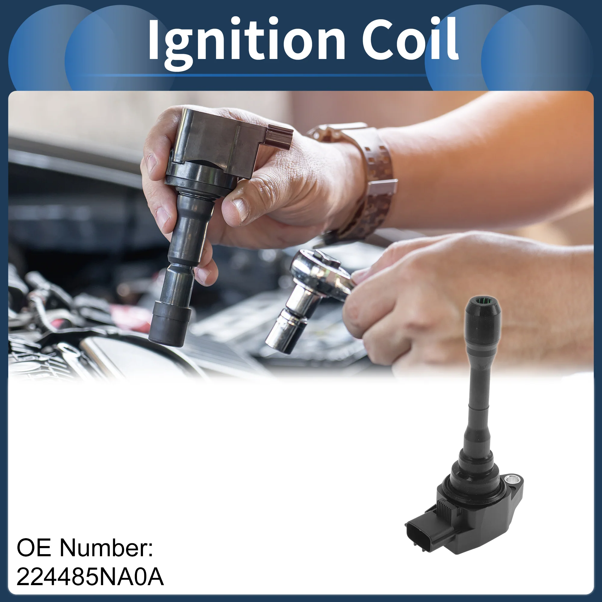 Ignition Coil Ignition Coil Pack No.224485NA0A for Infiniti QX50 2019-2021 - Image 2