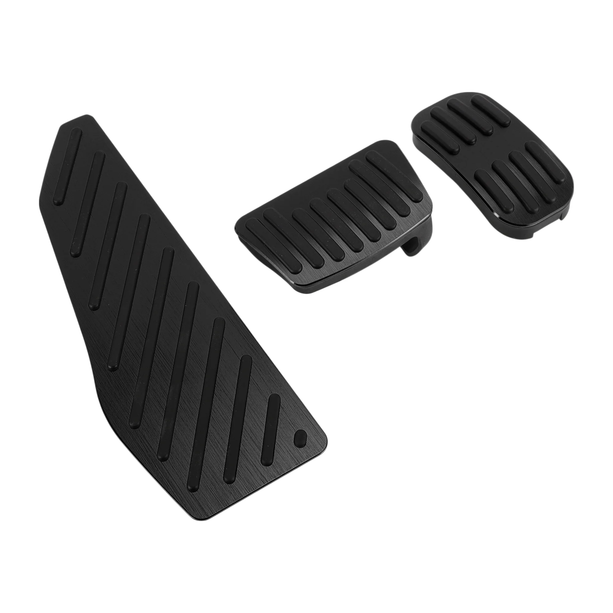 3 Pcs Automatic Foot Accelerator Pedal Covers for Toyota Corolla Cross Black