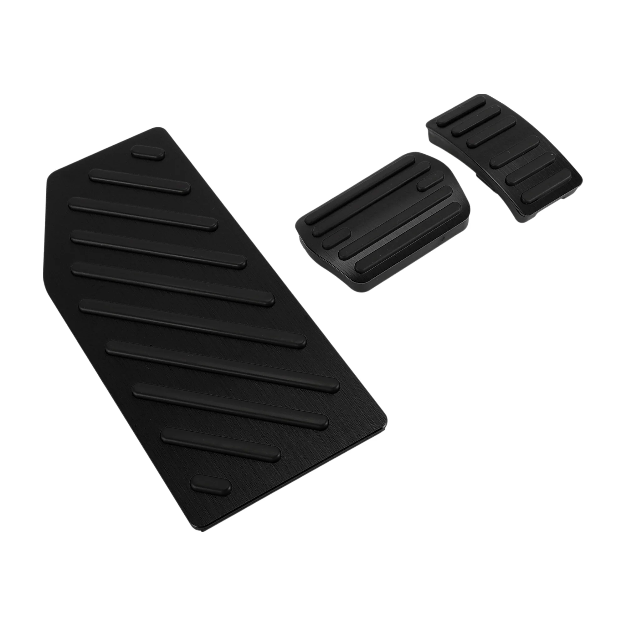 3 Pcs Automatic Foot Accelerator Pedal Covers for Ford Edge 2023 Black