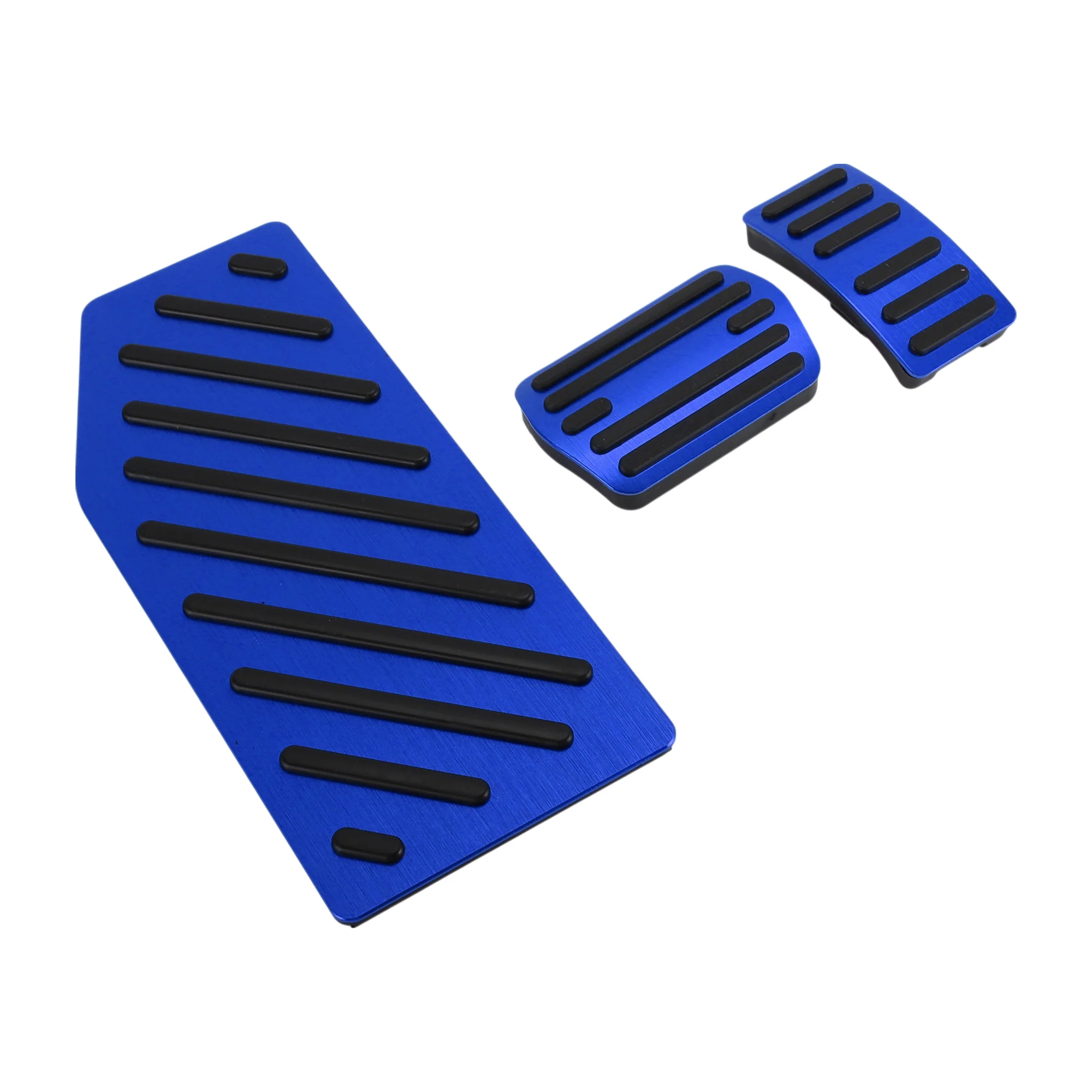 3 Pcs Automatic Foot Accelerator Pedal Covers for Ford Edge 2023 Blue