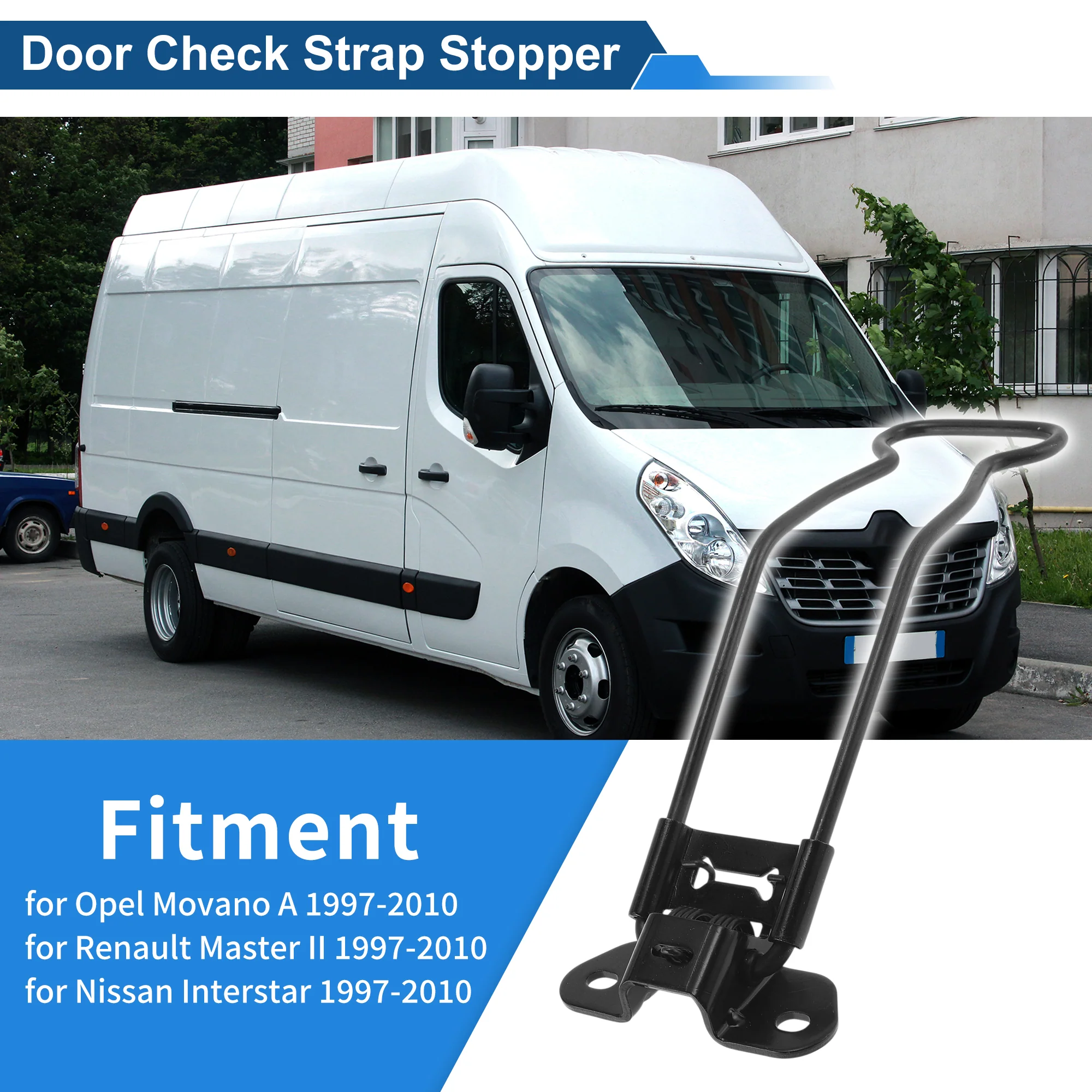 Rear Left Rear Right Door Check Strap for Opel Movano A 1997-2010 No.8200080175 - Image 3