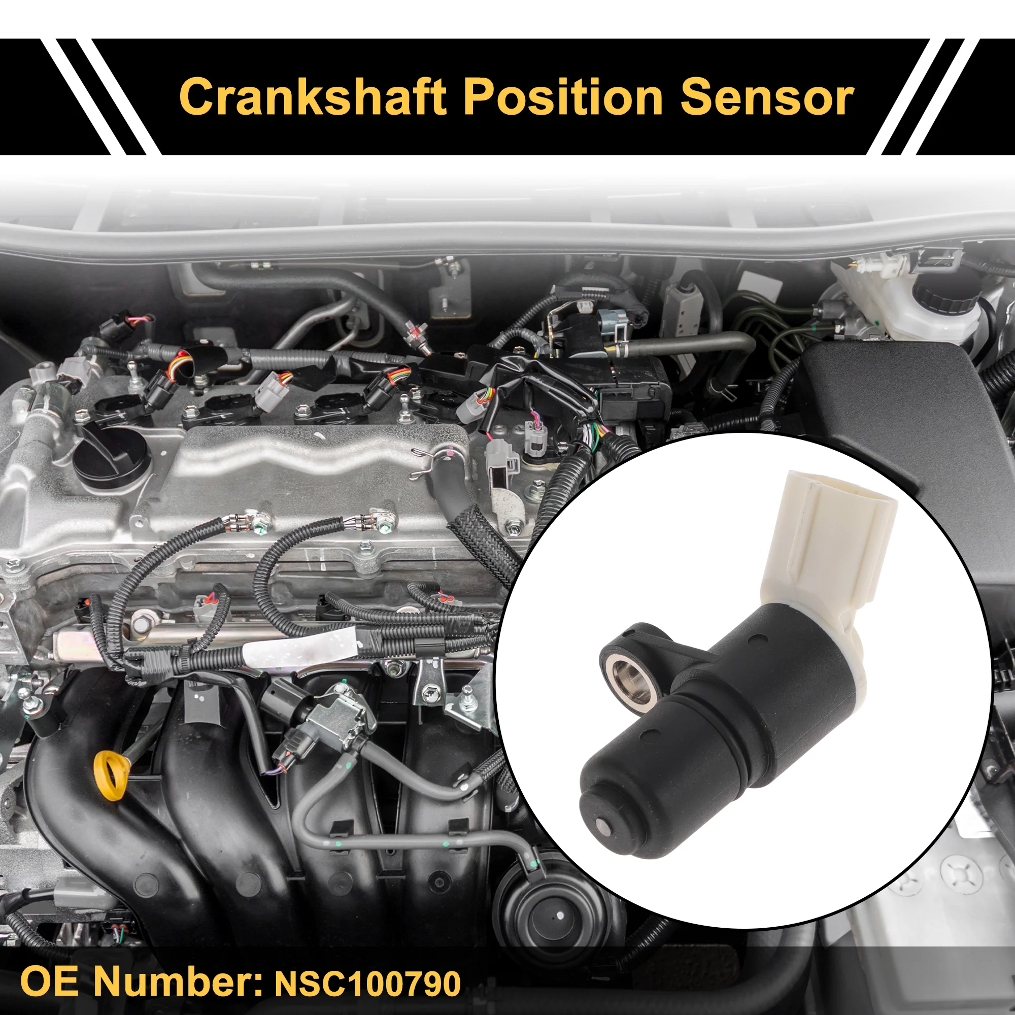 No.NSC100790 Crankshaft Position Sensor for LAND ROVER Defender L316 2.5 Td5 4x4 - Image 2