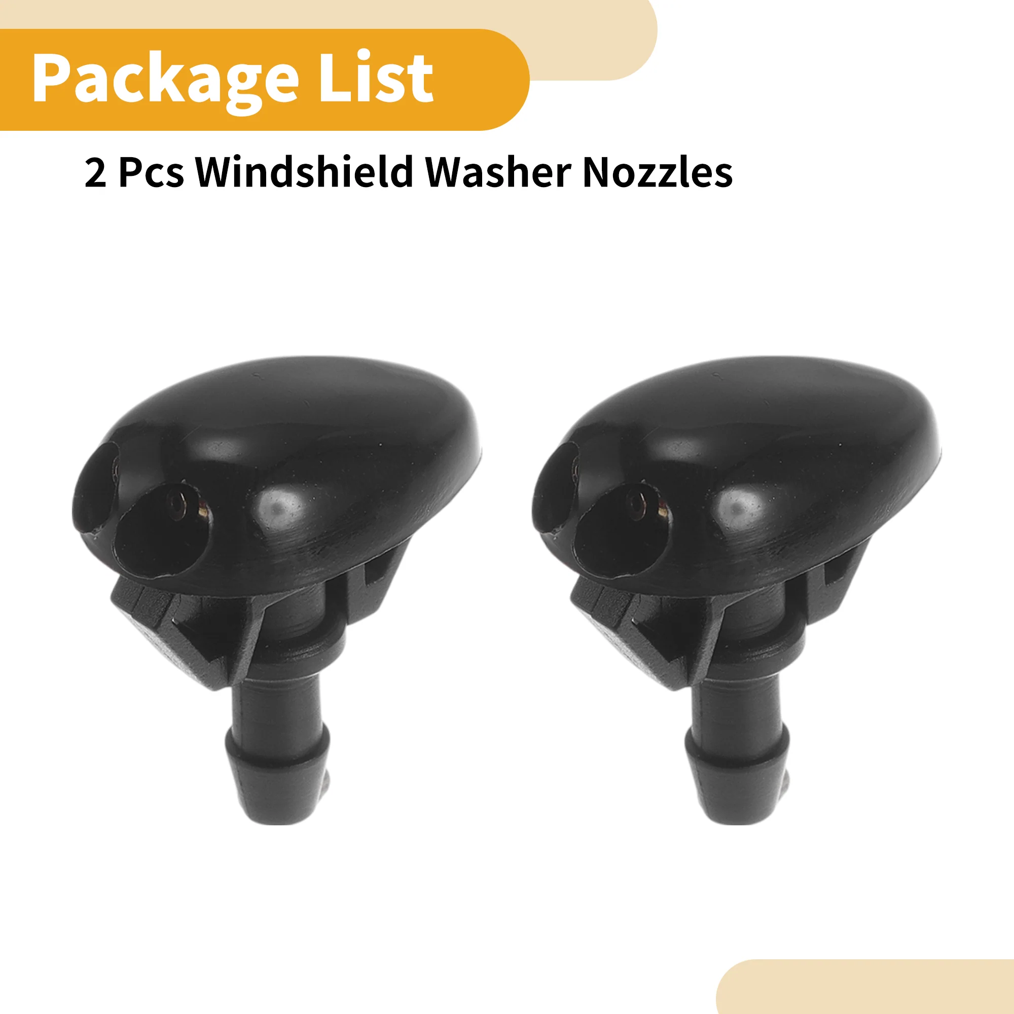 2 Pcs Front Windshield Washer Nozzle for Nissan Frontier 1998-2004 No.289313S500 - Image 6