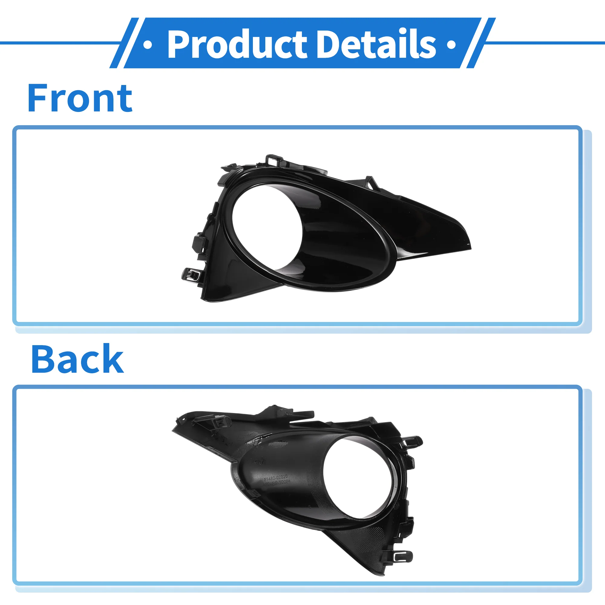 Front Left Fog Light Grill No.8148202830 for Toyota Corolla 2017-2019 - Image 5