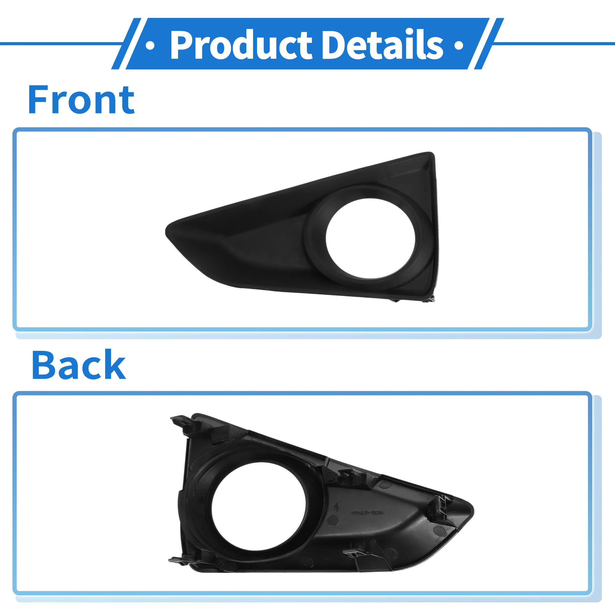 Front Left Fog Light Grill No.521280P040 for Toyota MarkX 2013-2017 - Image 5