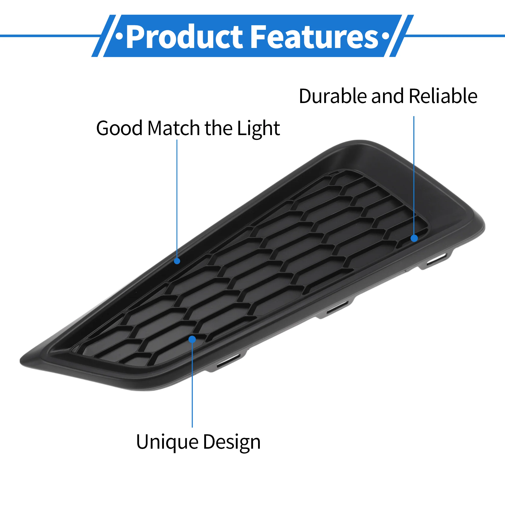 Front Left Fog Light Grill No.71107T9AT00 for Honda City 2015-2017 - Image 6