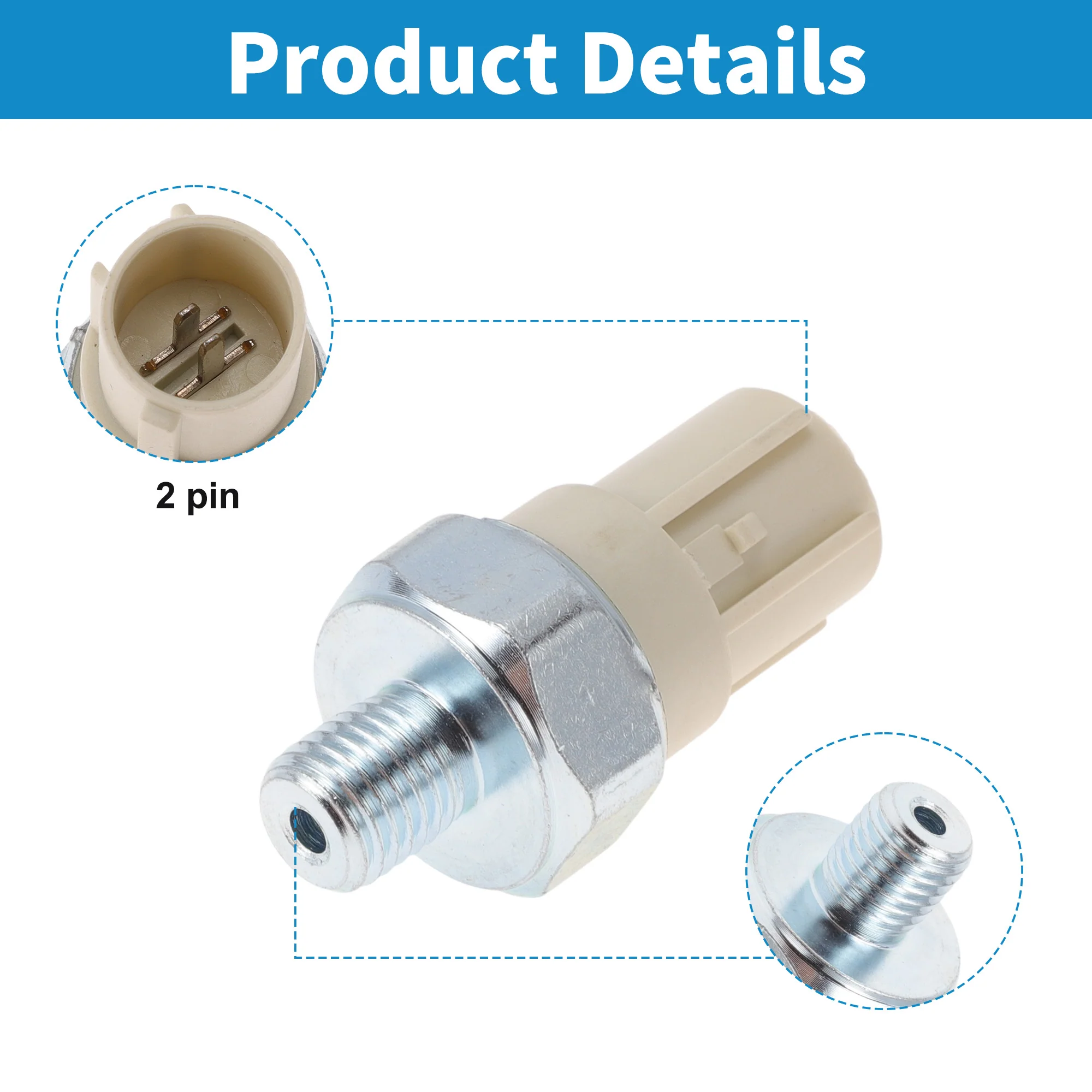 No.37250PHM003 Engine Oil Pressure Sensor for Acura EL 1.7L 2001-2005 - Image 4
