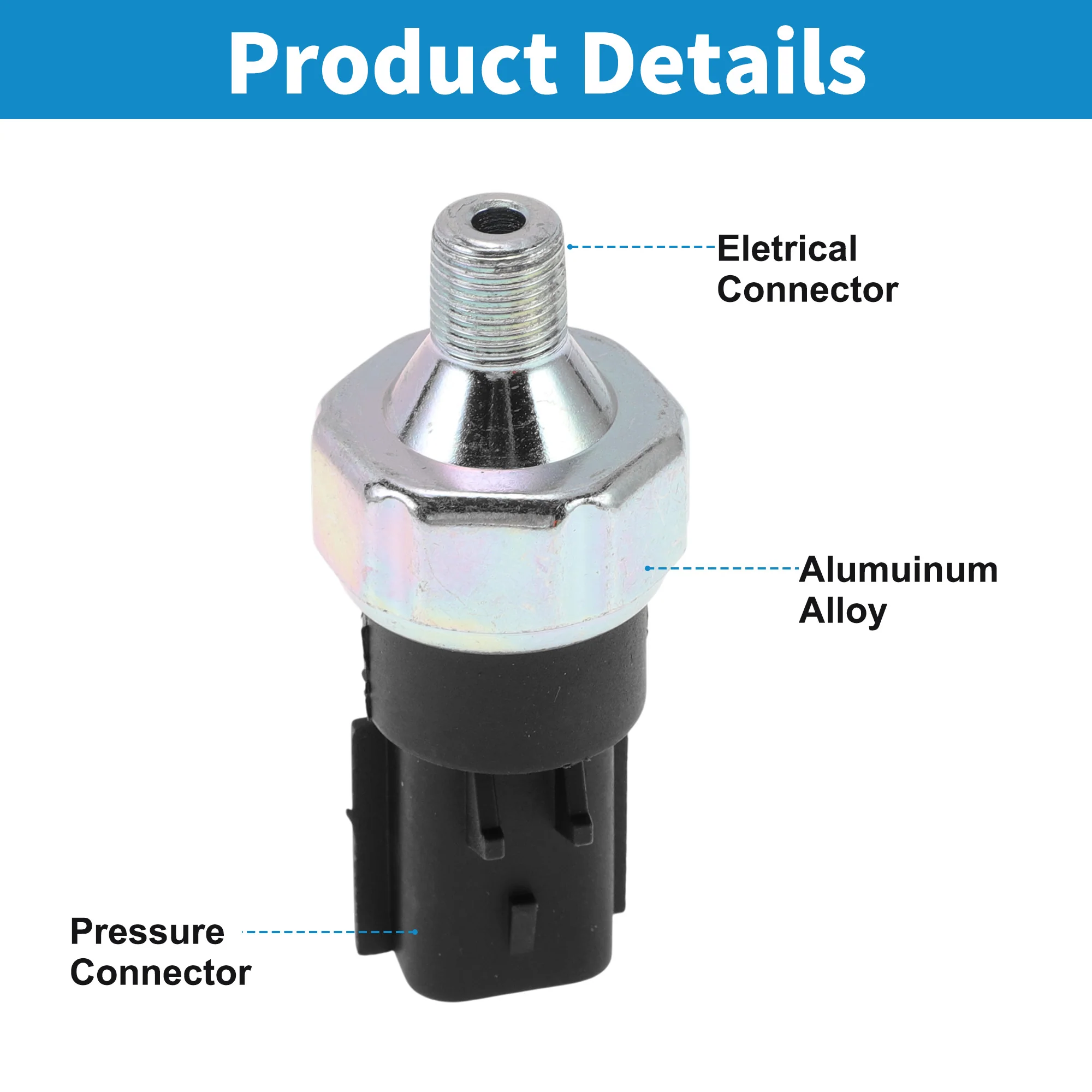 No.PS468/68003360AA Engine Oil Pressure Sensor for Chrysler 200 l4 2.4L 11-14 - Image 5