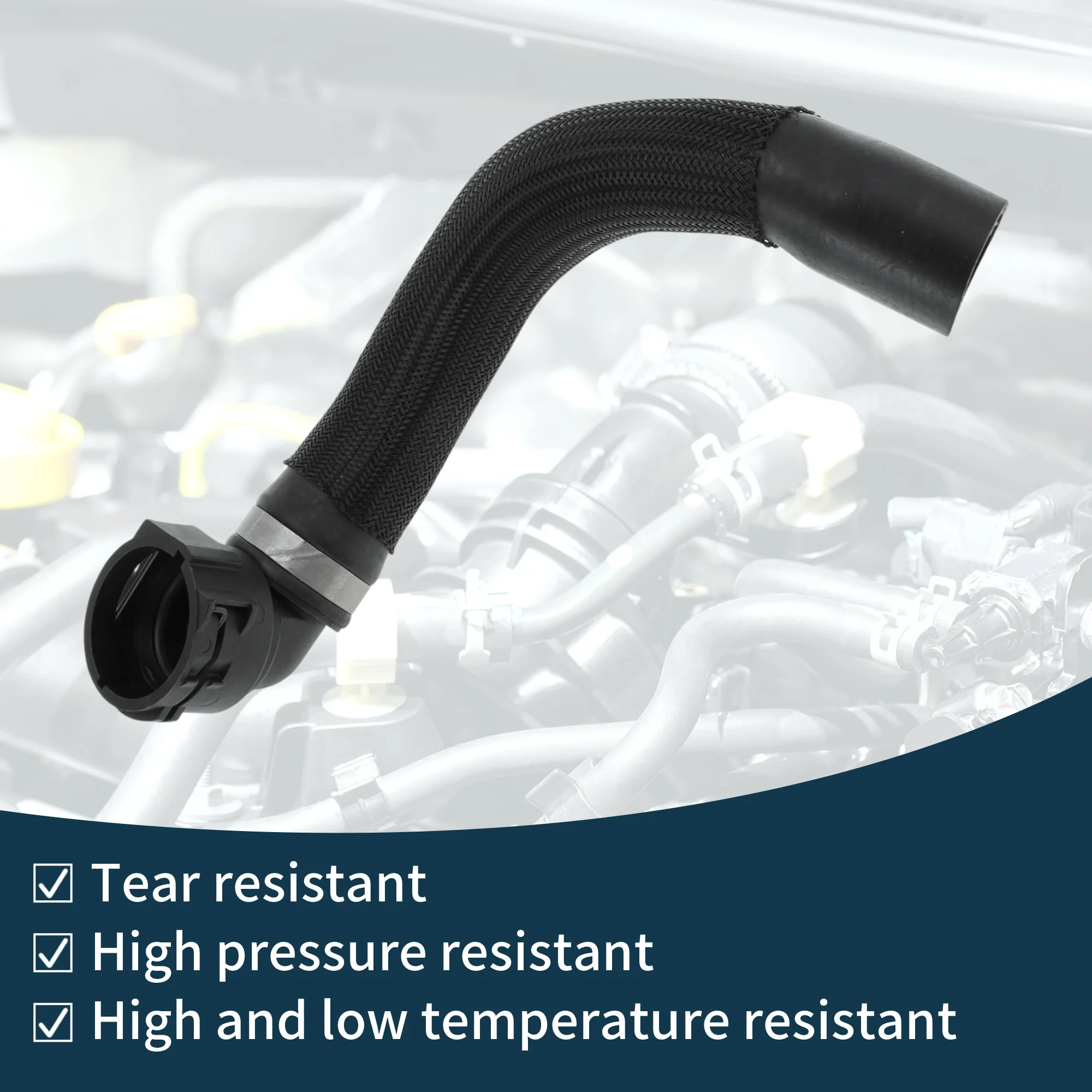 Radiator Hose for BMW Mini Cooper 2020-2023 No.17128658481 Rubber Downpipe - Image 5