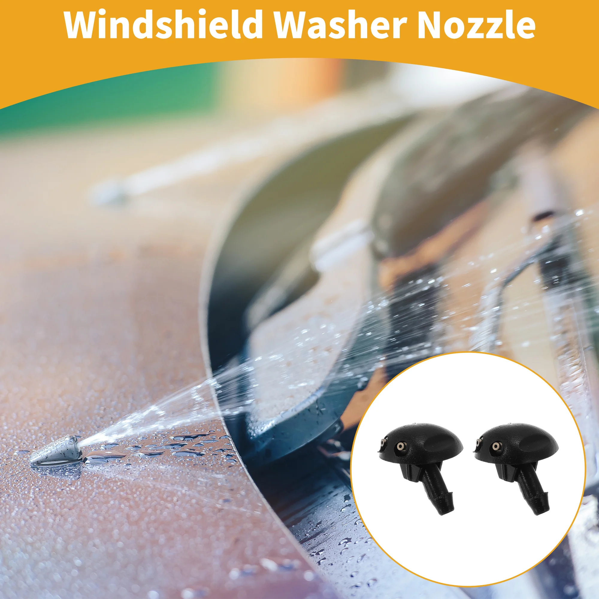 2Pcs Front Windshield Washer Nozzle for Renault Megane I 1996-2003 No.7700846456 - Image 2