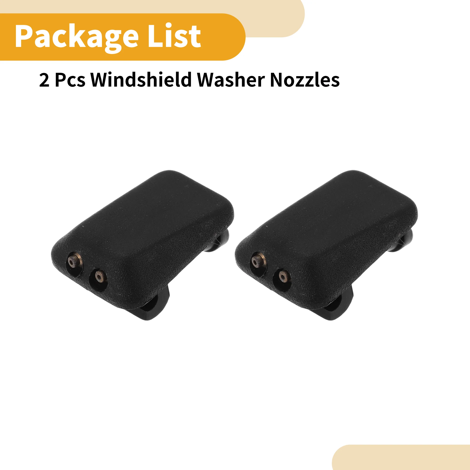 2 Pcs Front Windshield Washer Nozzle for AUDI 90 1995 No.893955985/8D0955987 - Image 6