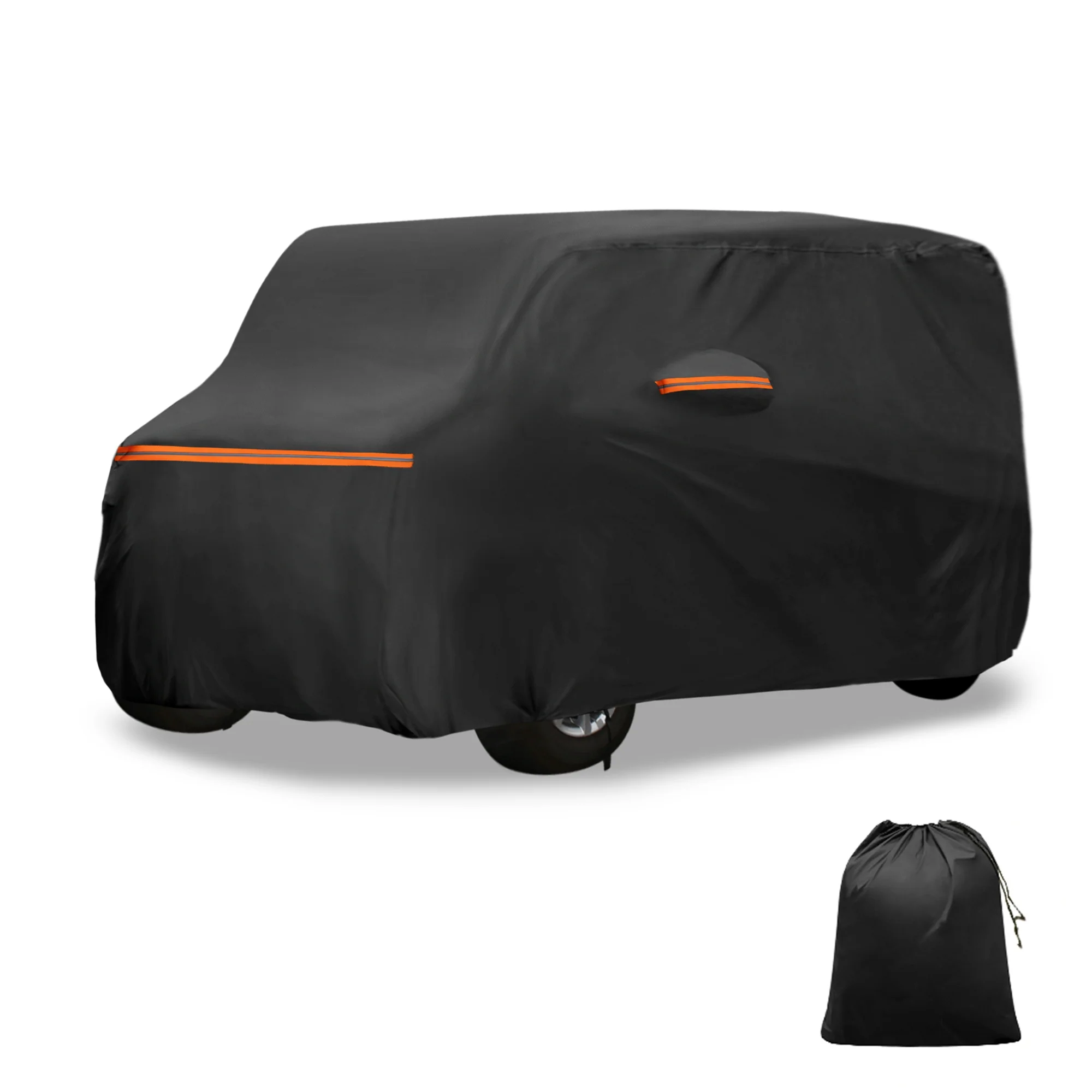 Car Cover Waterproof All Weather for Subaru Chiffon Black Aluminum Film Cotton
