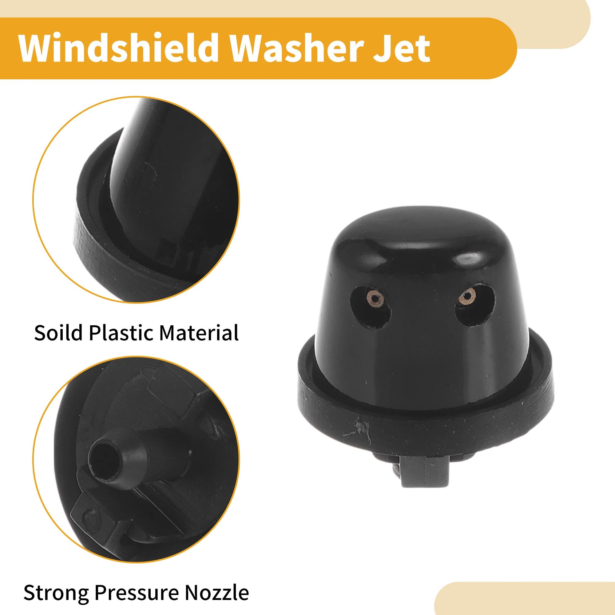 2 Pcs Front Windshield Washer Nozzle for Infiniti QX4 1999-2003 No.B89700W000 - Image 5