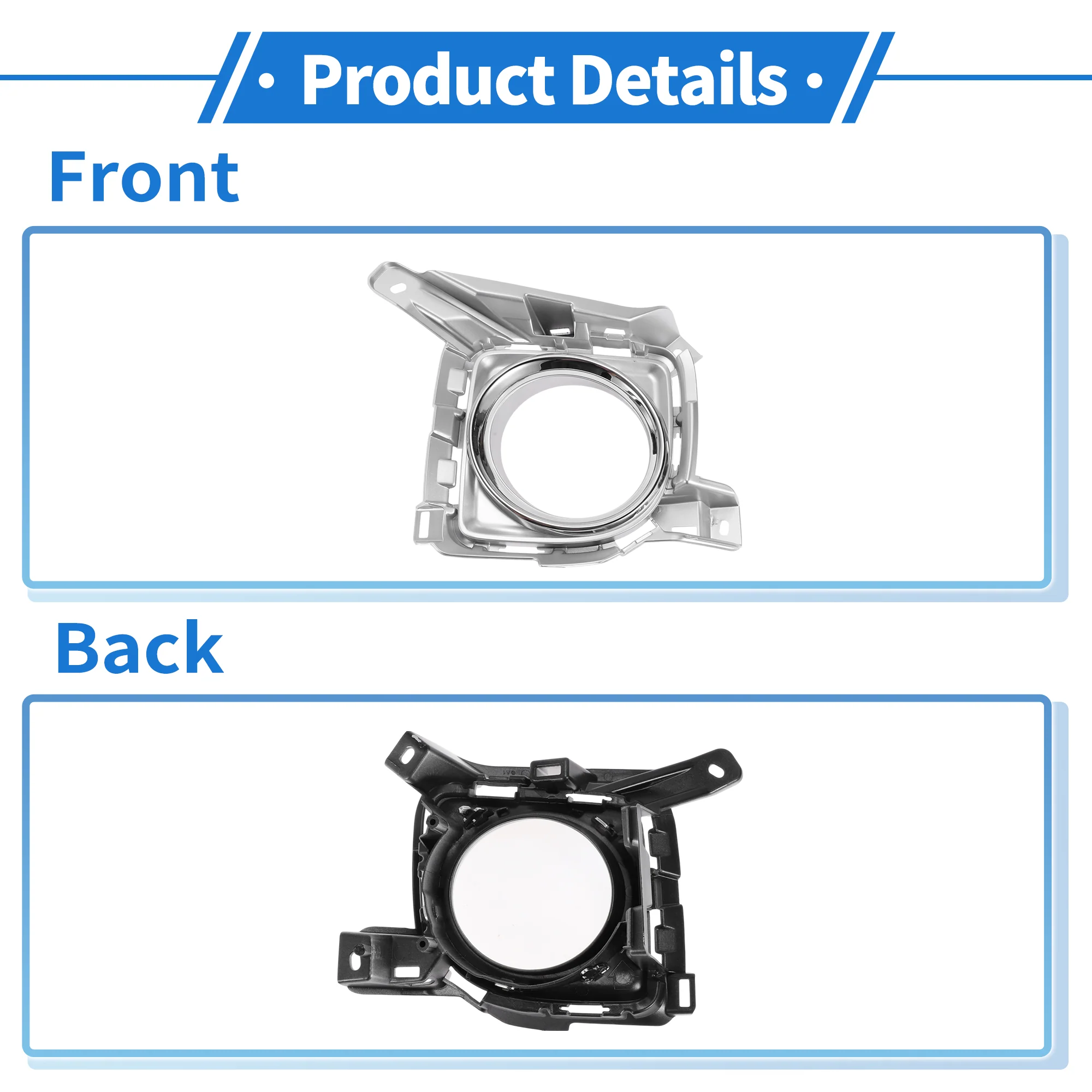 Front Left Fog Light Grill No.5204060080 for Toyota Land Cruiser 2012-2015 - Image 5