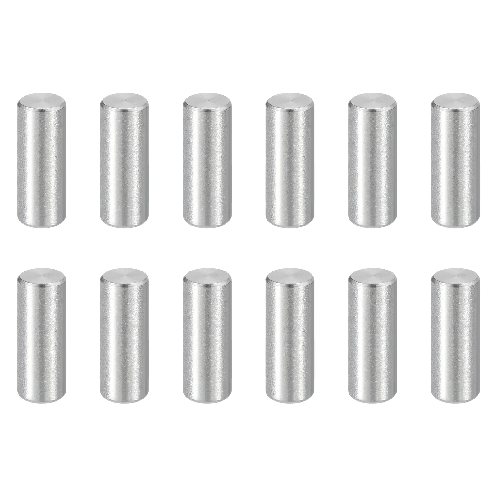 Uxcell 12Pcs 1/4 x 5/8" Dowel Pin, 304 Stainless Steel Cylindrical Shelf Support Peg