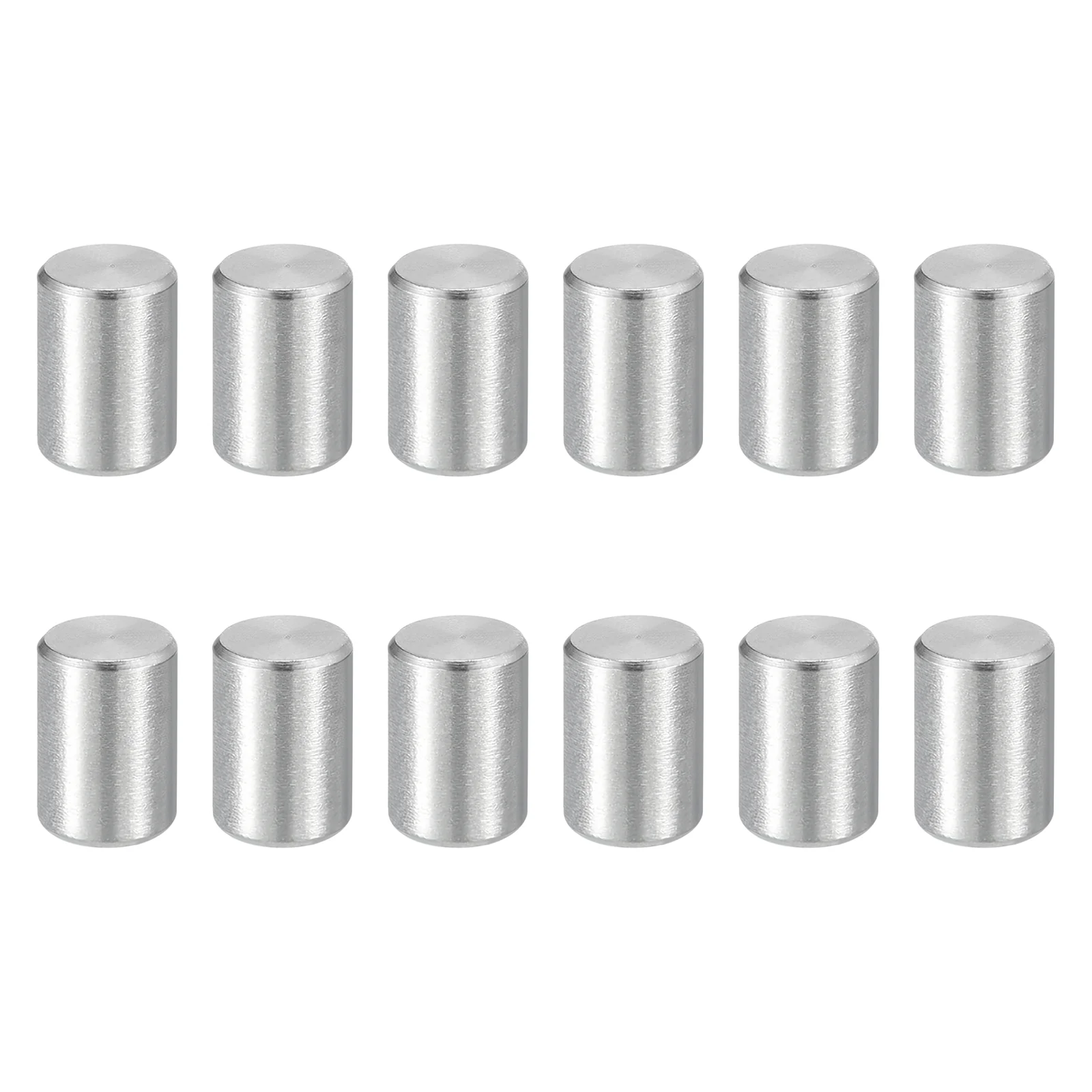 Uxcell 12Pcs 1/4 x 3/8" Dowel Pin, 304 Stainless Steel Cylindrical Shelf Support Peg