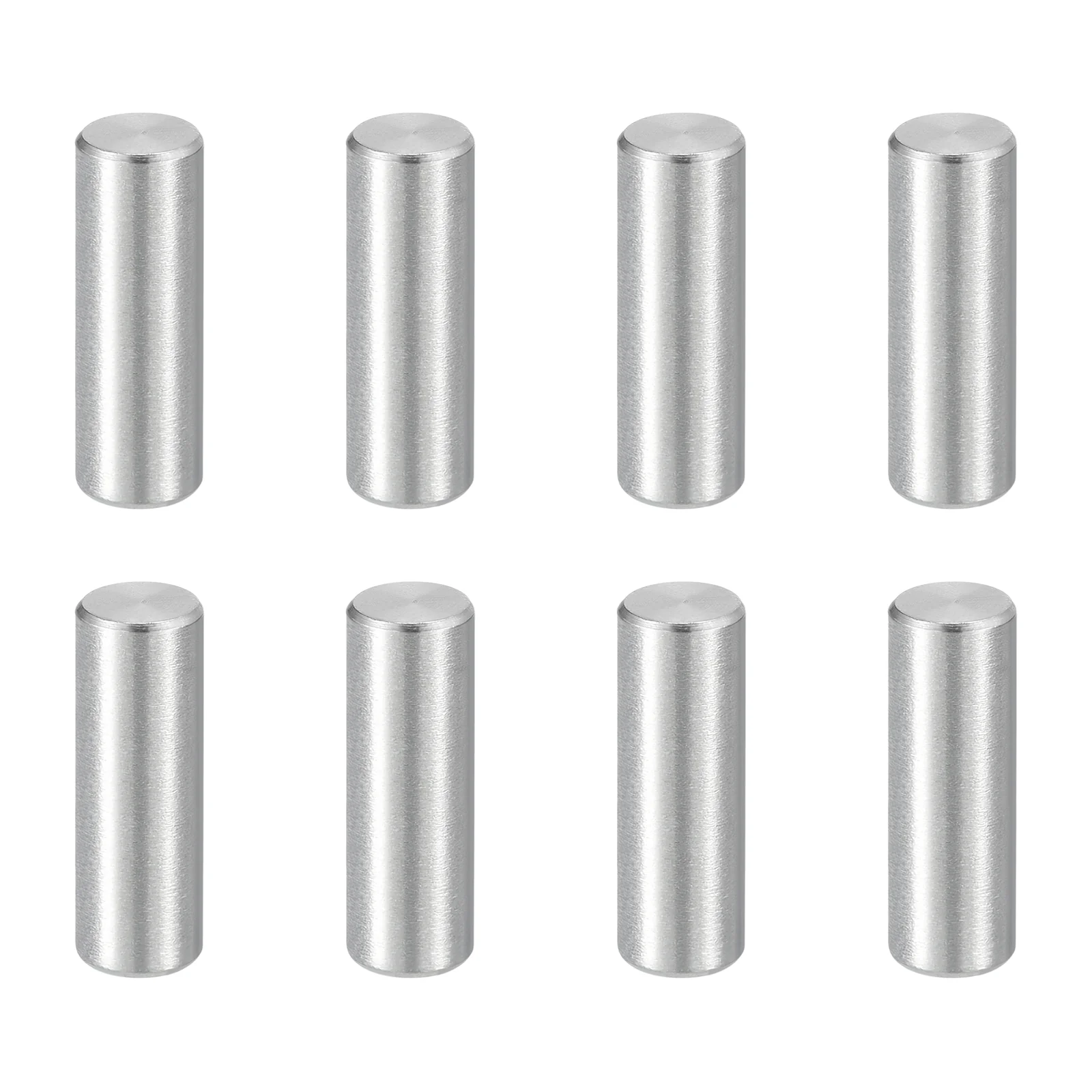 Uxcell 8Pcs 1/4 x 3/4" Dowel Pin, 304 Stainless Steel Cylindrical Shelf Support Peg