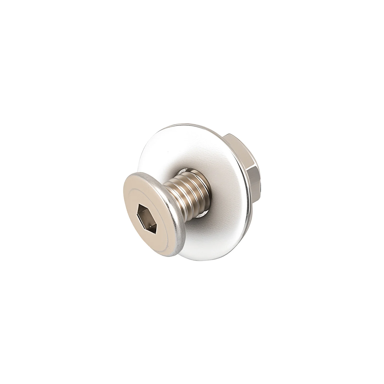 Hex Drive Flat Head Screws with Serrated Flange Nuts & Washers Sets M6/M8 Carbon Steel Nickel Plated - Image 9
